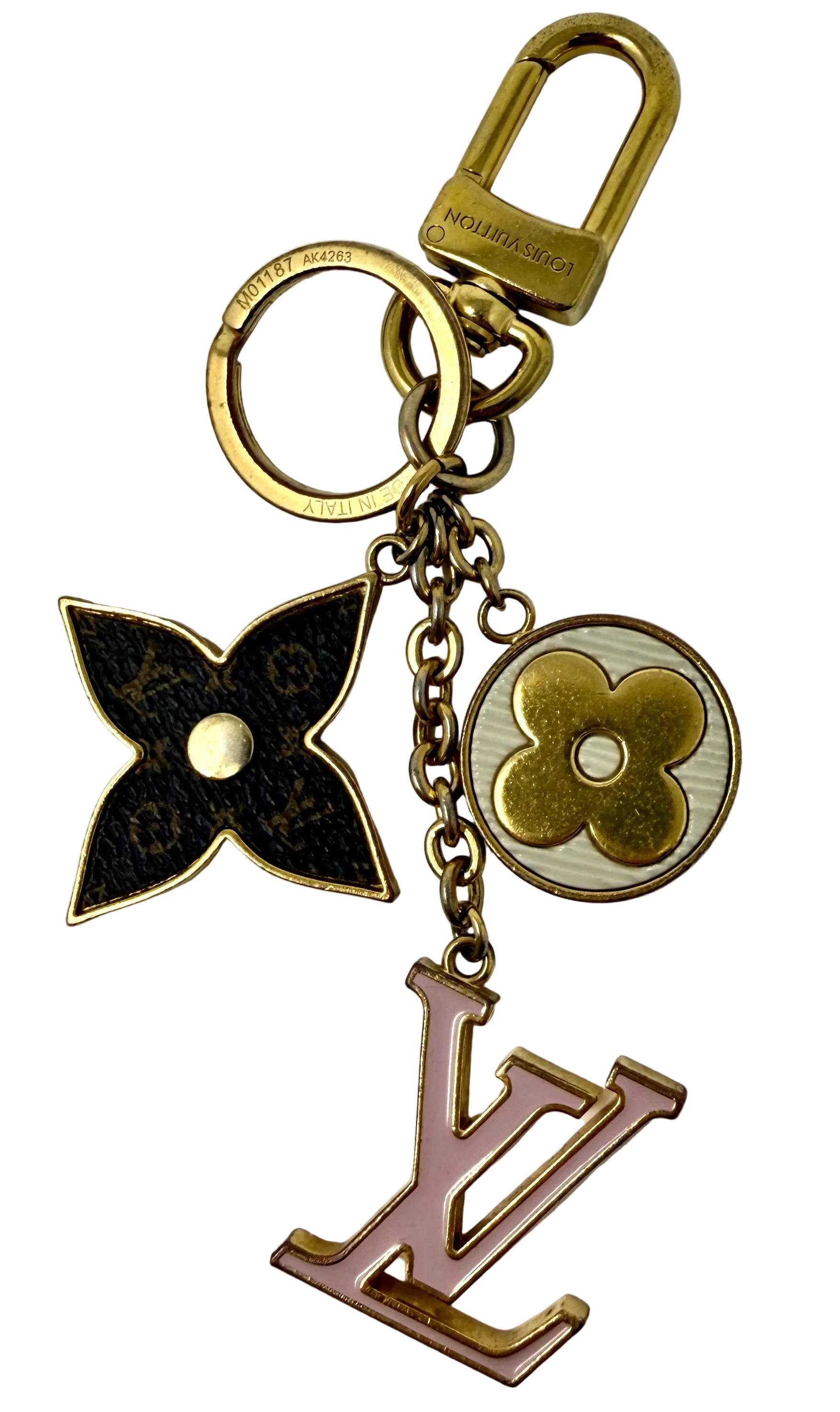 Louis Vuitton Spring Street Bag Charm & Key Holder – Pink M01187