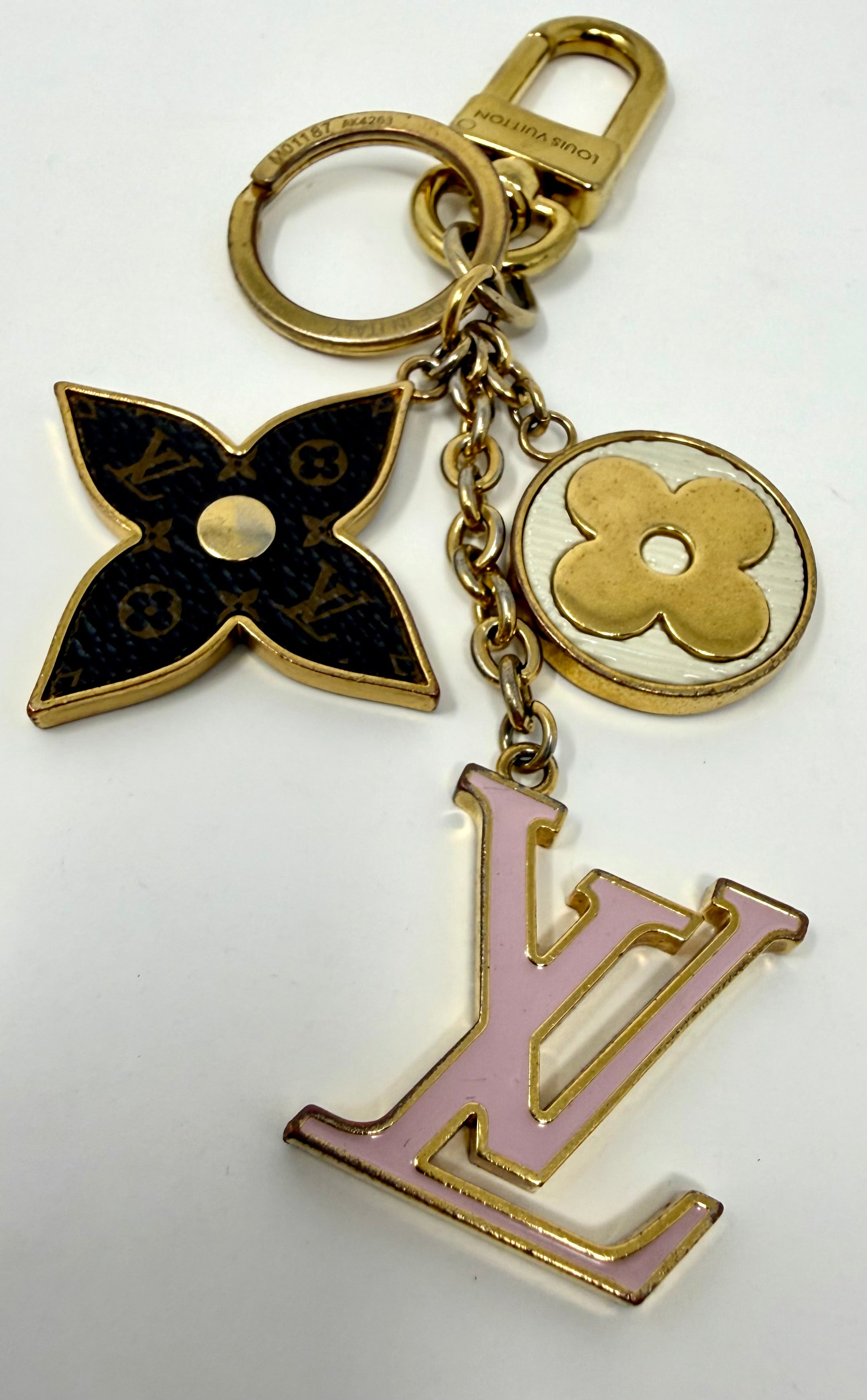 Louis Vuitton Spring Street Bag Charm & Key Holder – Pink M01187