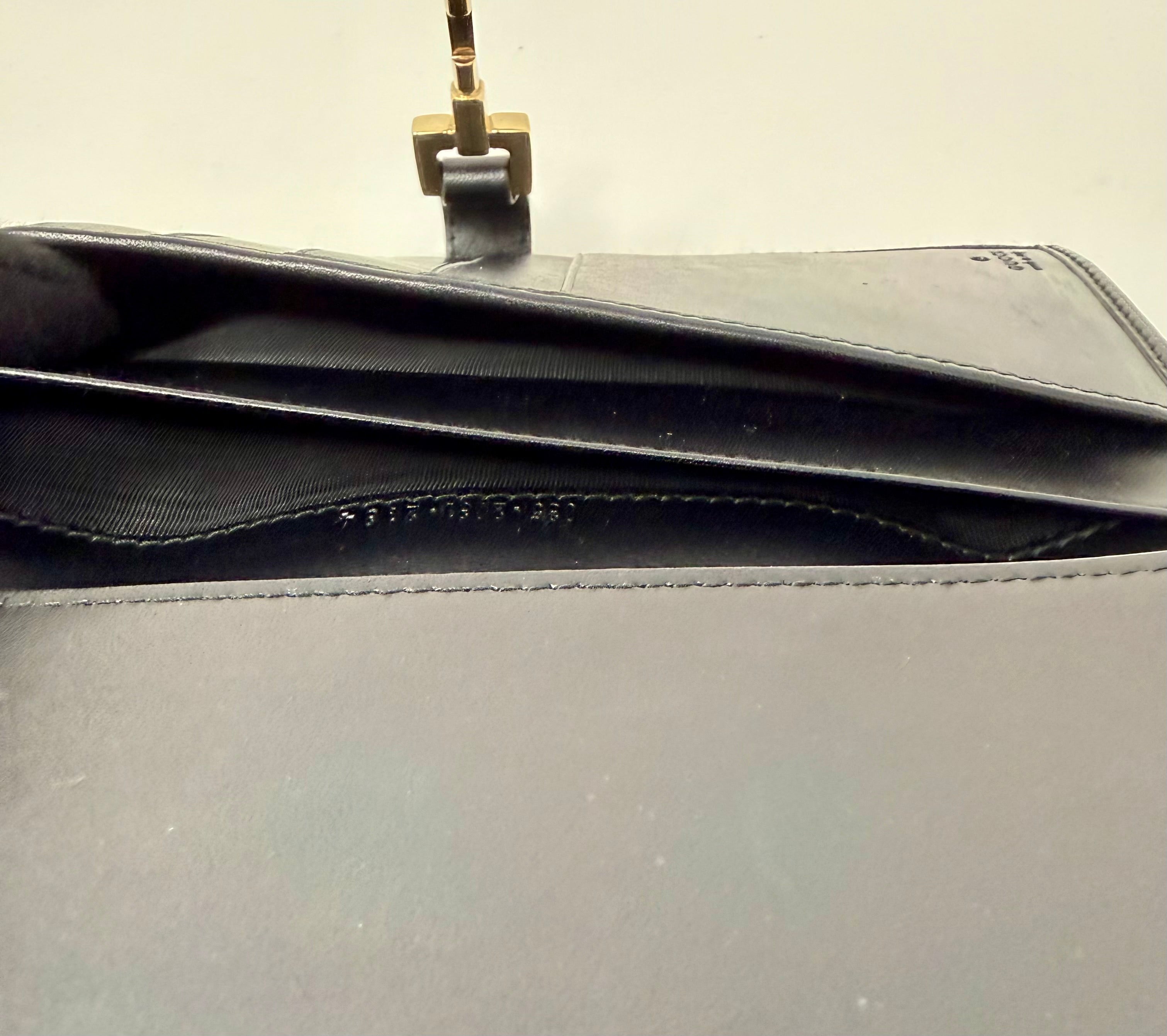 Gucci Jackie Continental Long Wallet – Black Leather, Vintage Y2K