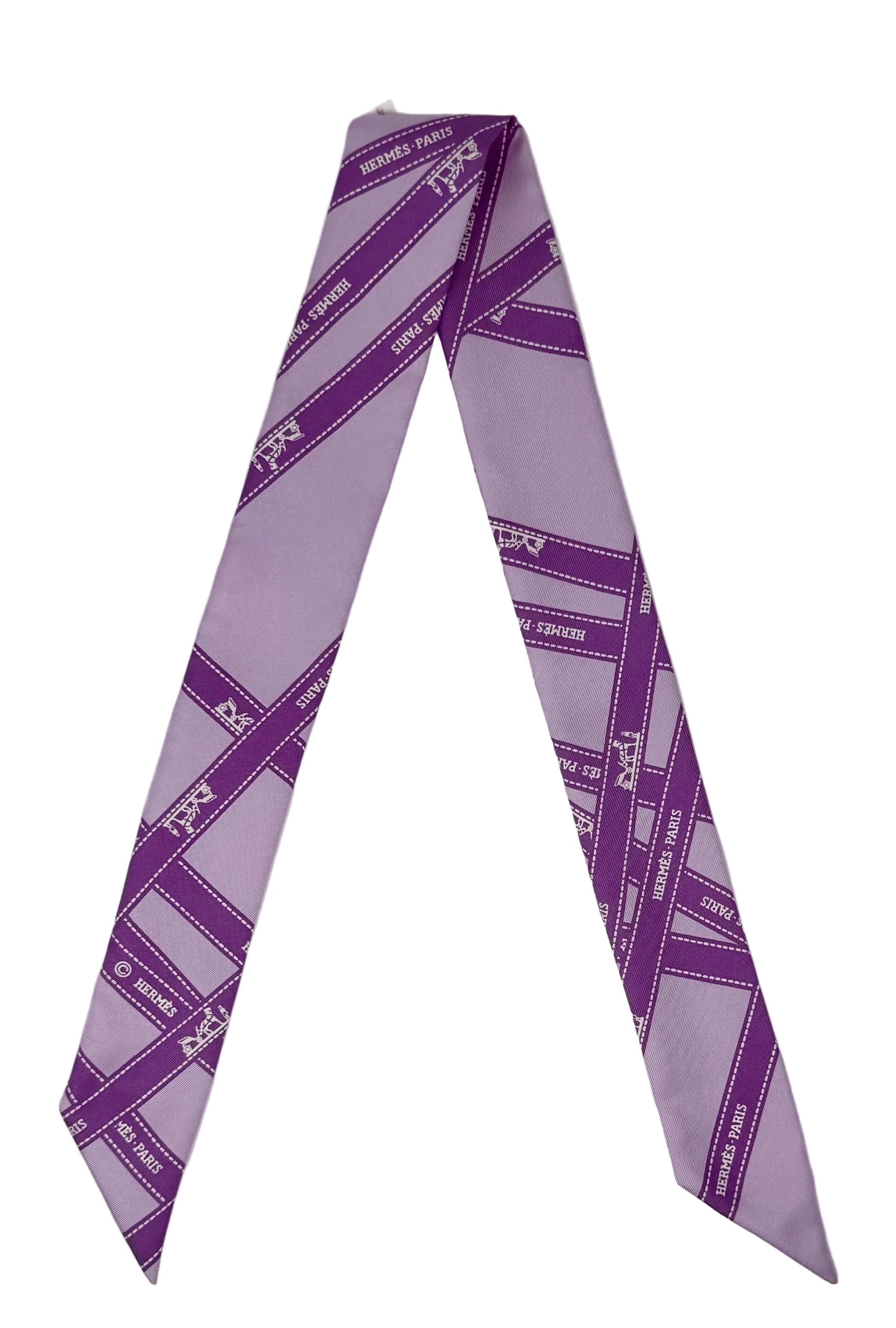 Hermès Bolduc Twilly – Lilas / Violine