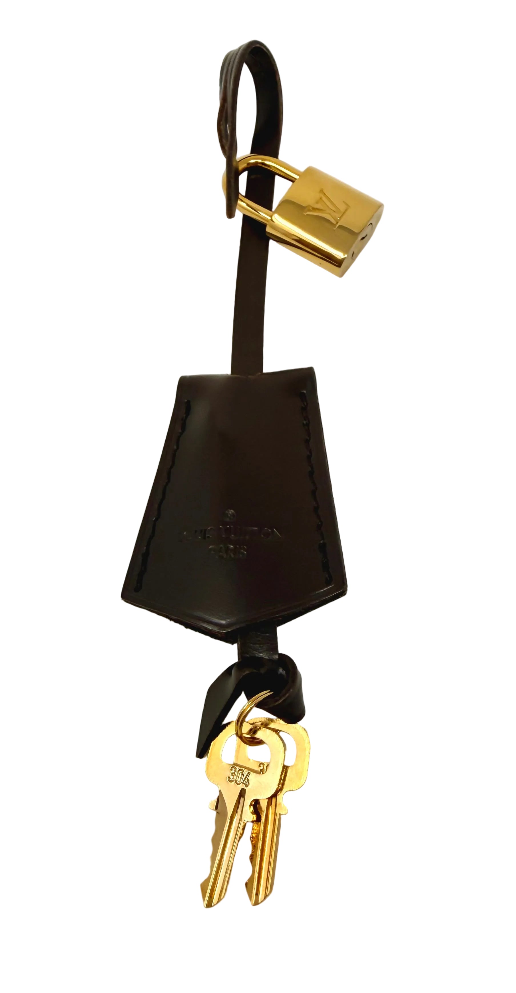 Louis Vuitton Ebene Clochette, Lock & Key Set – Lock #304