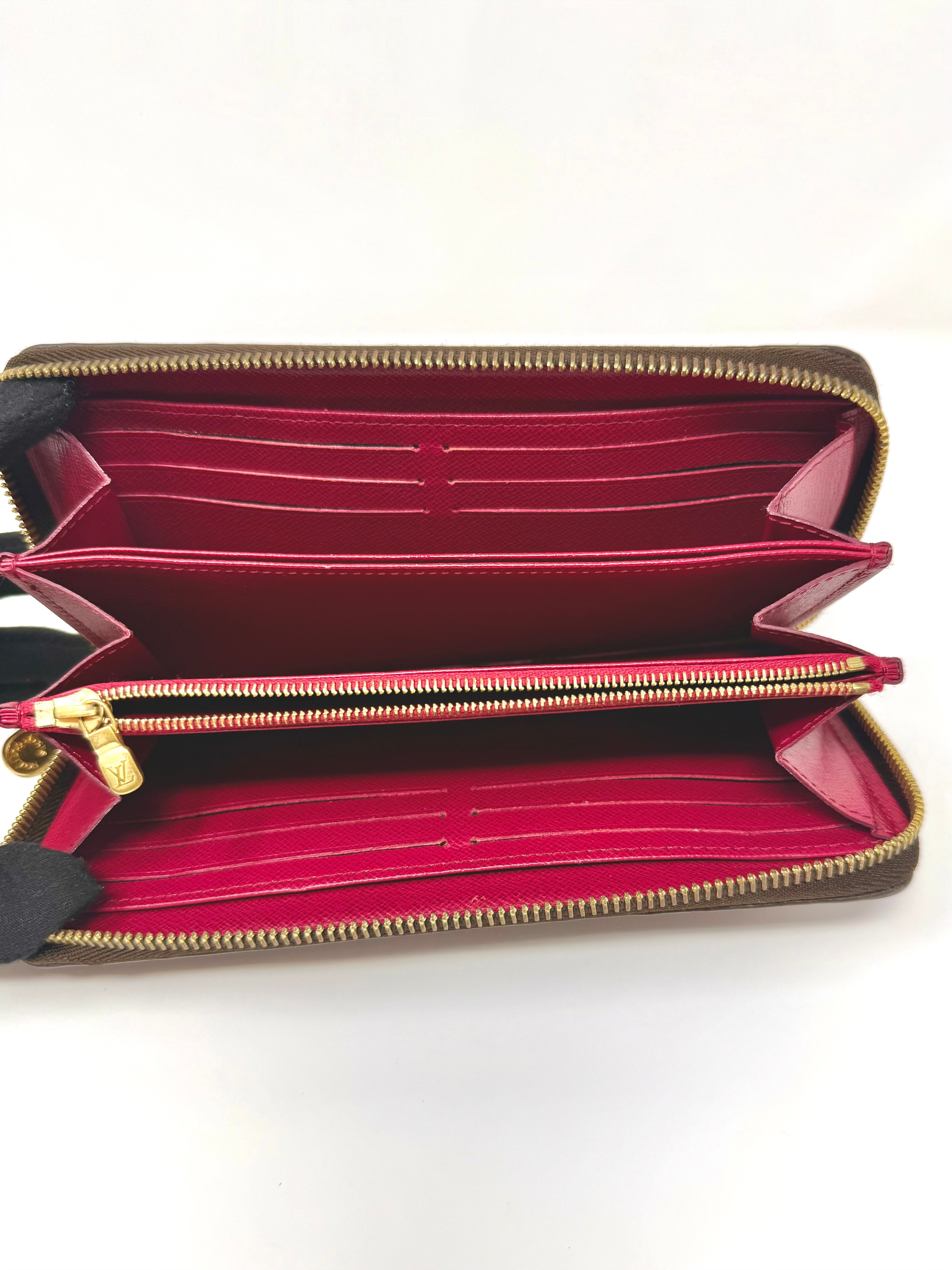 Louis Vuitton Monogram Zippy Wallet – Fuchsia Interior, 2018