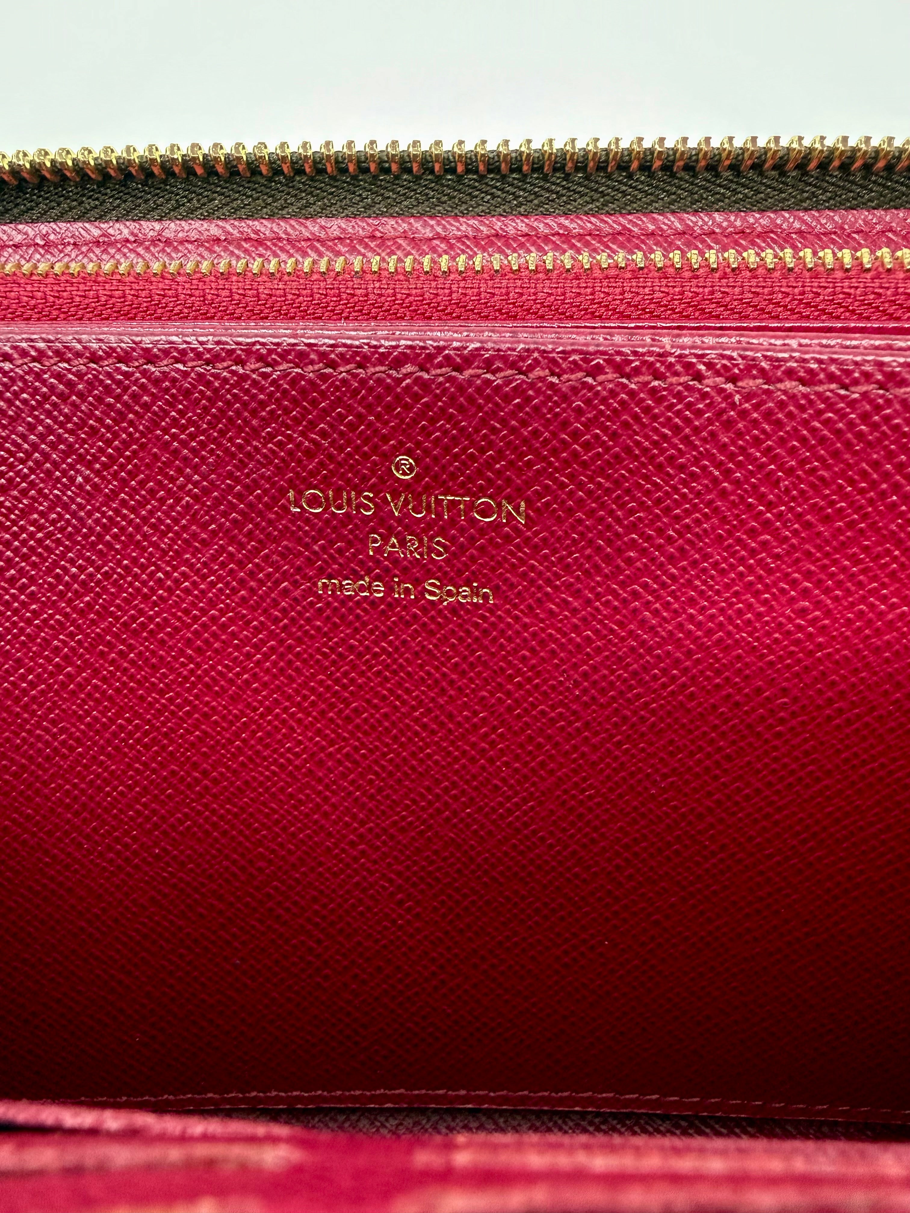 Louis Vuitton Monogram Zippy Wallet – Fuchsia Interior, 2018