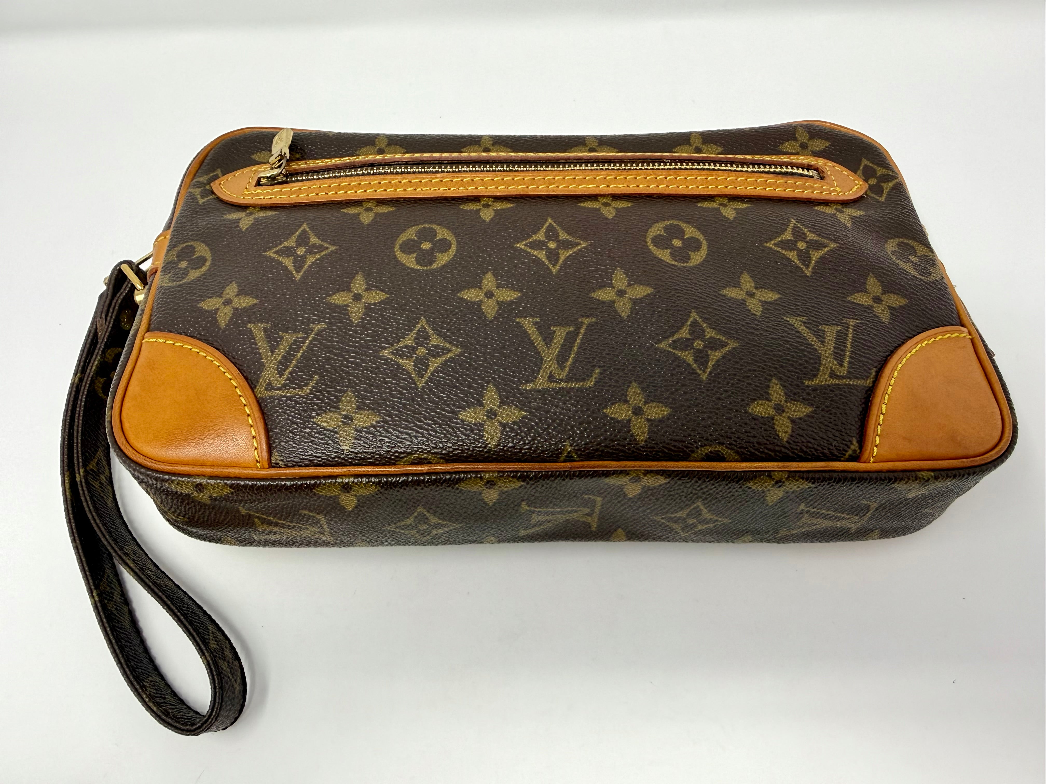 Louis Vuitton Marly Dragonne GM Monogram Clutch (TH8903)