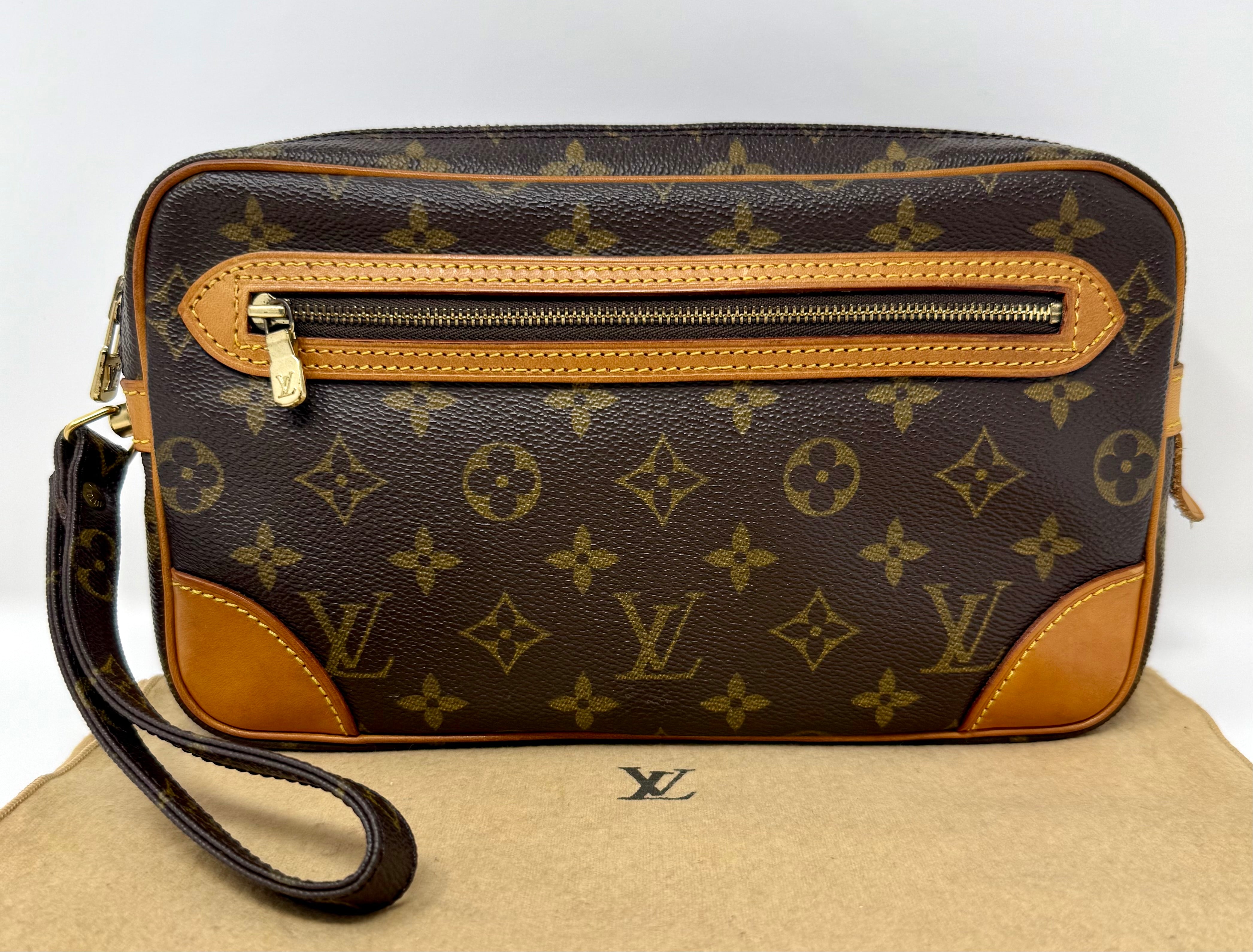 Louis Vuitton Marly Dragonne GM Monogram Clutch (TH8903)