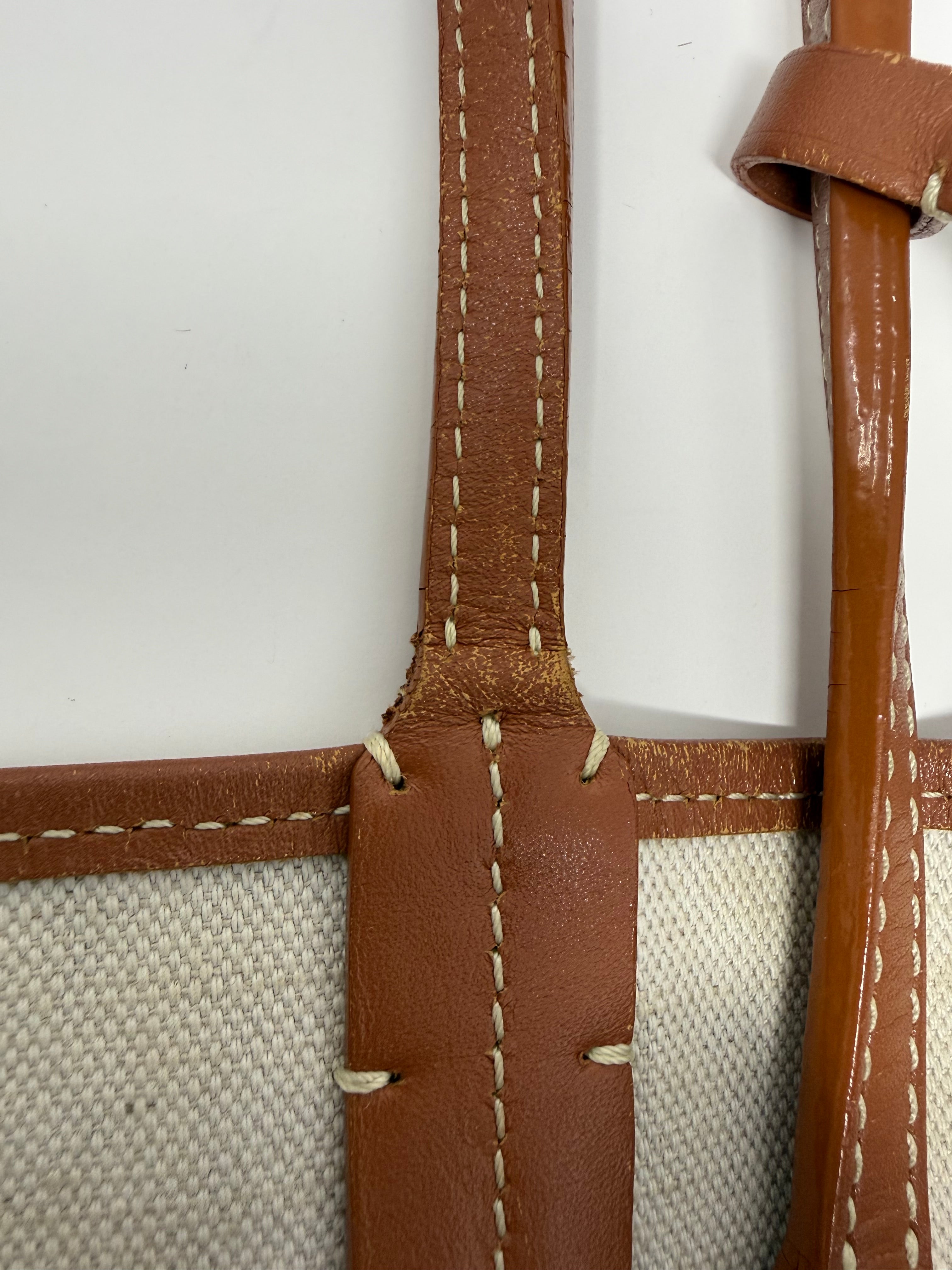 Goyard St. Louis PM Tote – Black Gold with Attached Pouch