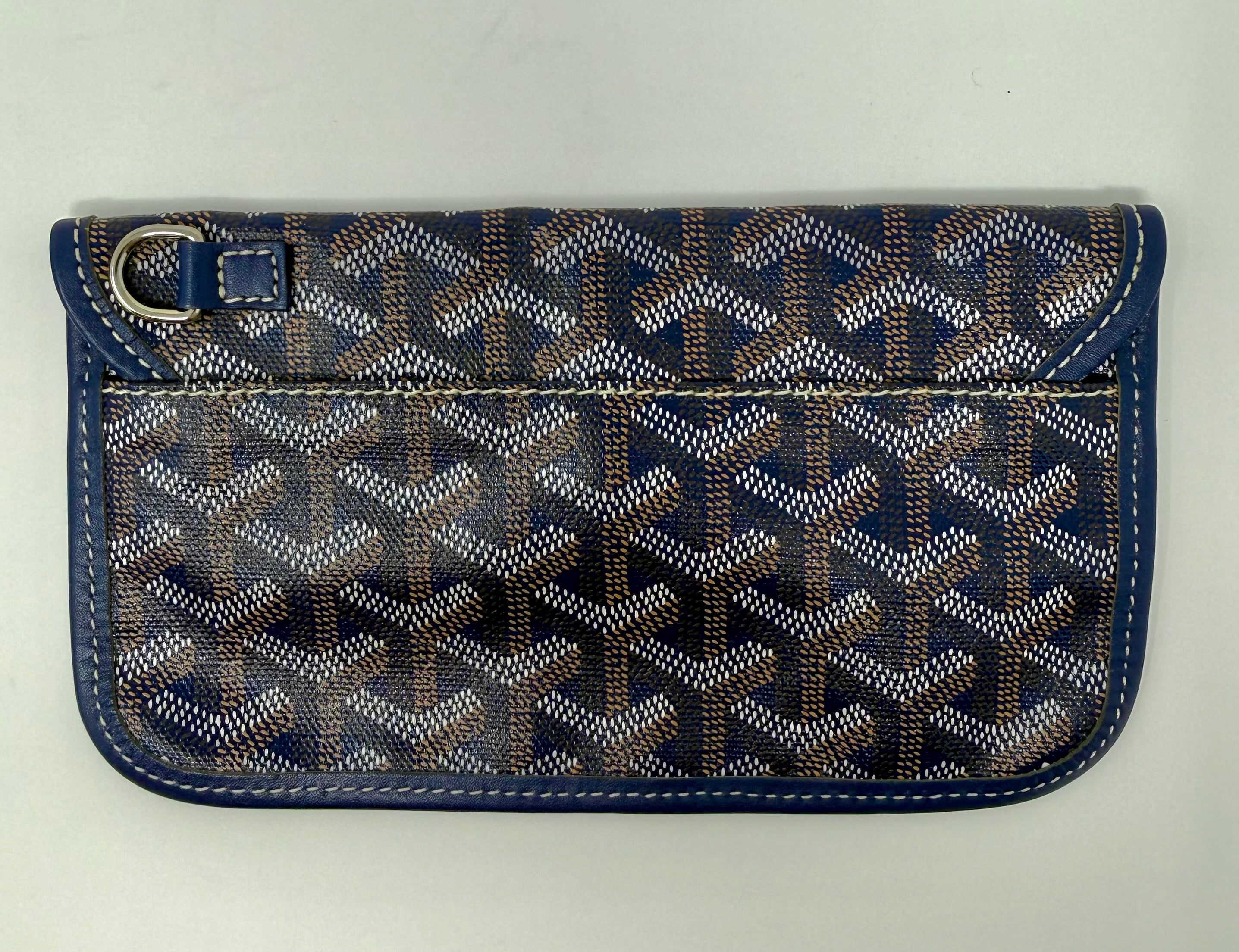 Goyard Saint Louis PM Tote – Navy Bleu Marine with attached pouch