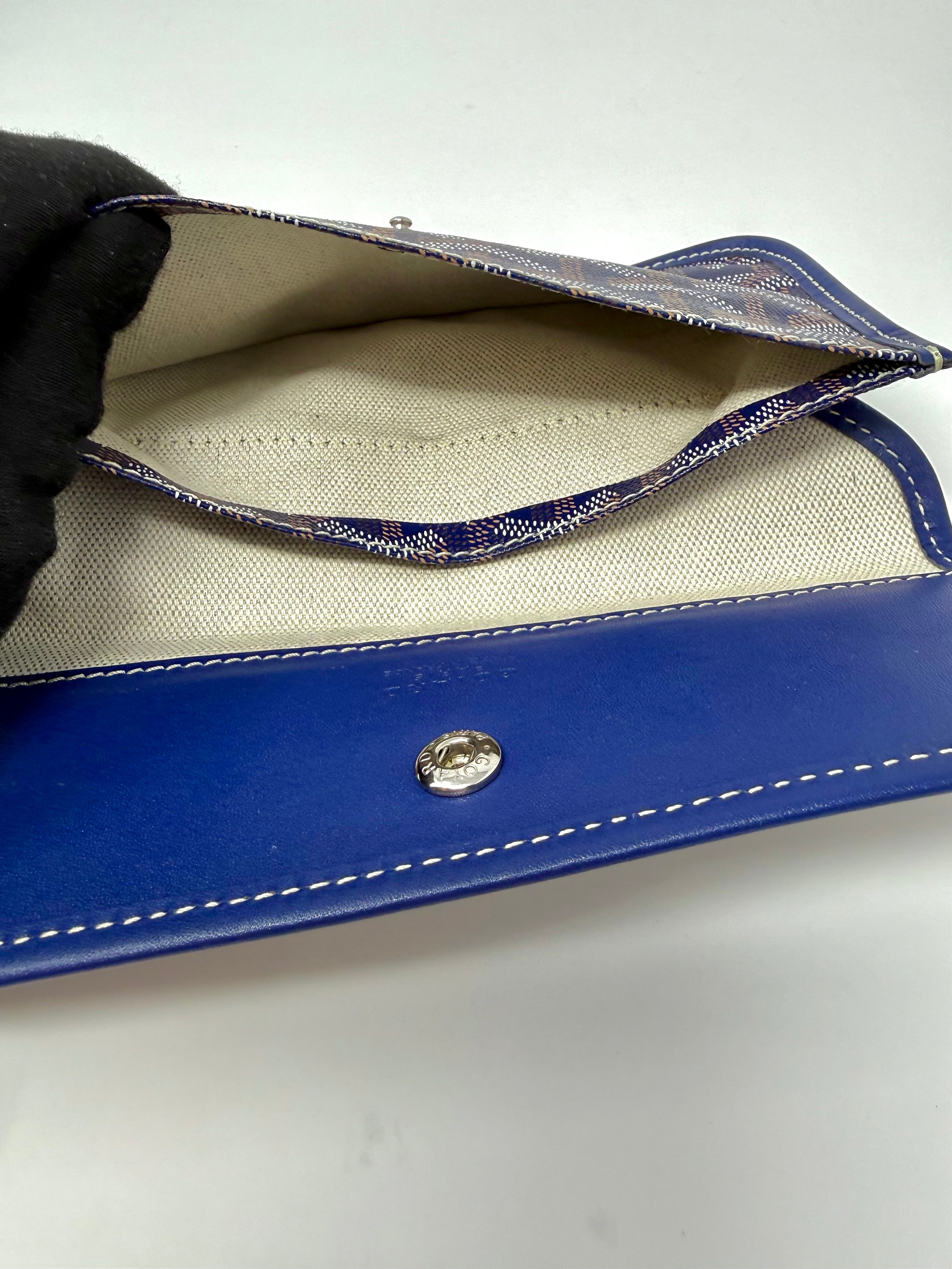 Goyard Saint Louis PM Tote – Navy Bleu Marine with attached pouch