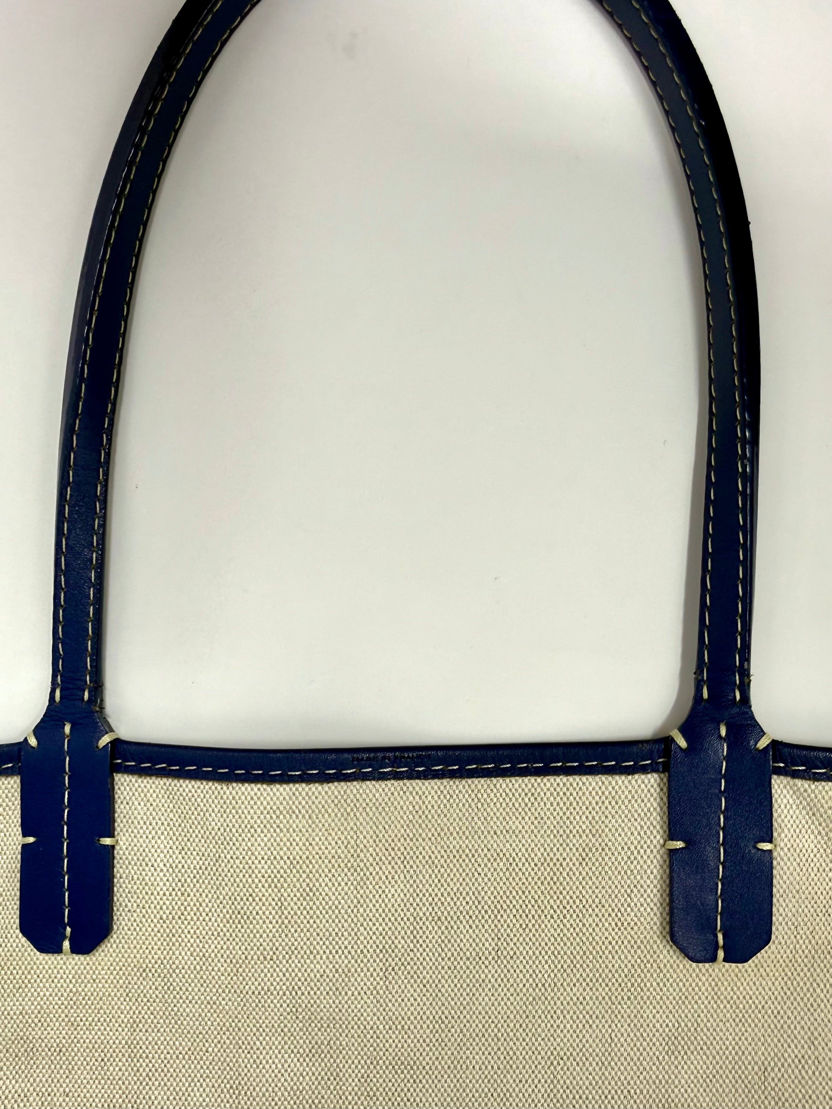 Goyard Saint Louis PM Tote -  Navy Bleu Marine with Pouch