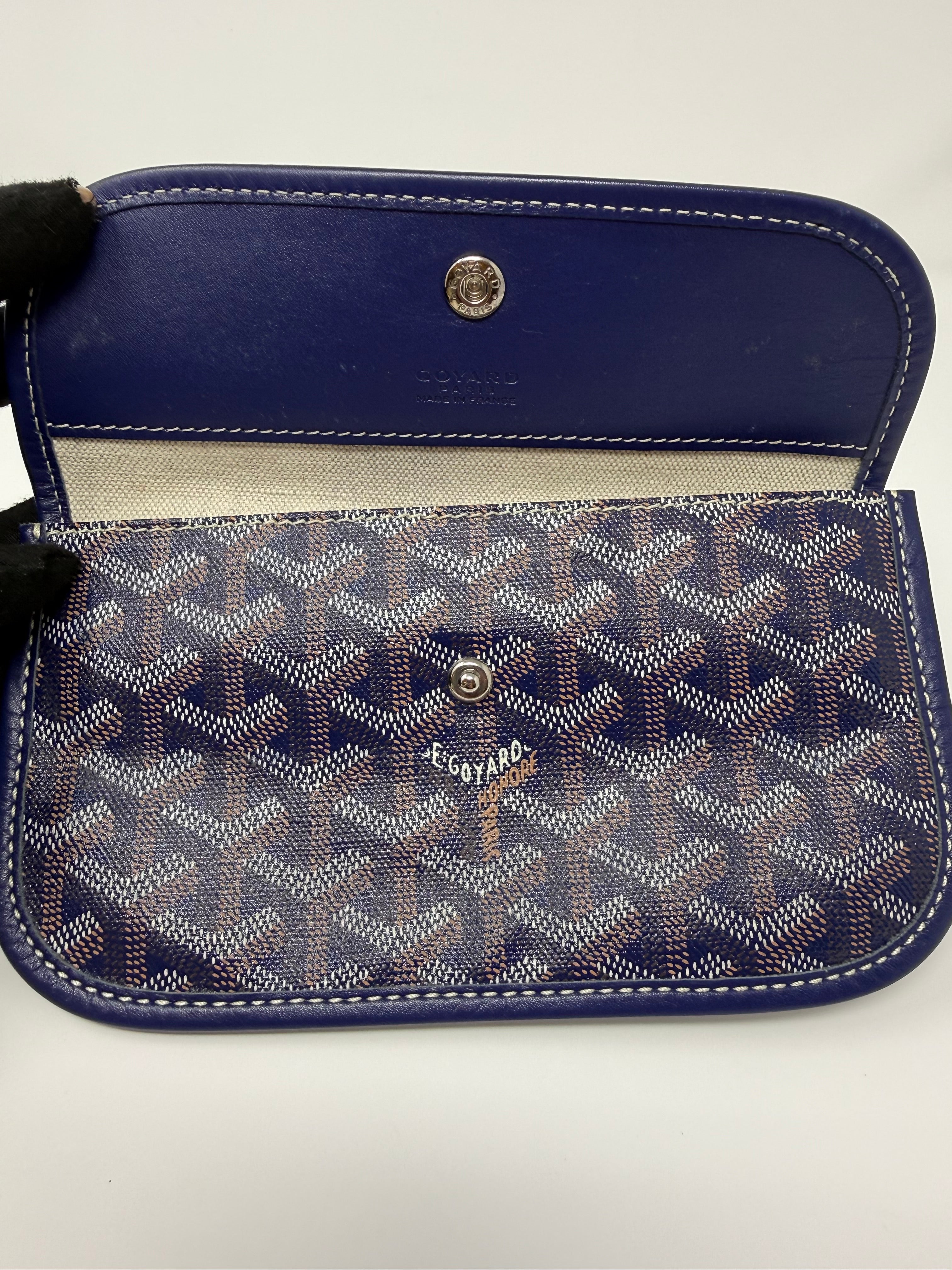 Goyard Saint Louis PM Tote -  Navy Bleu Marine with Pouch