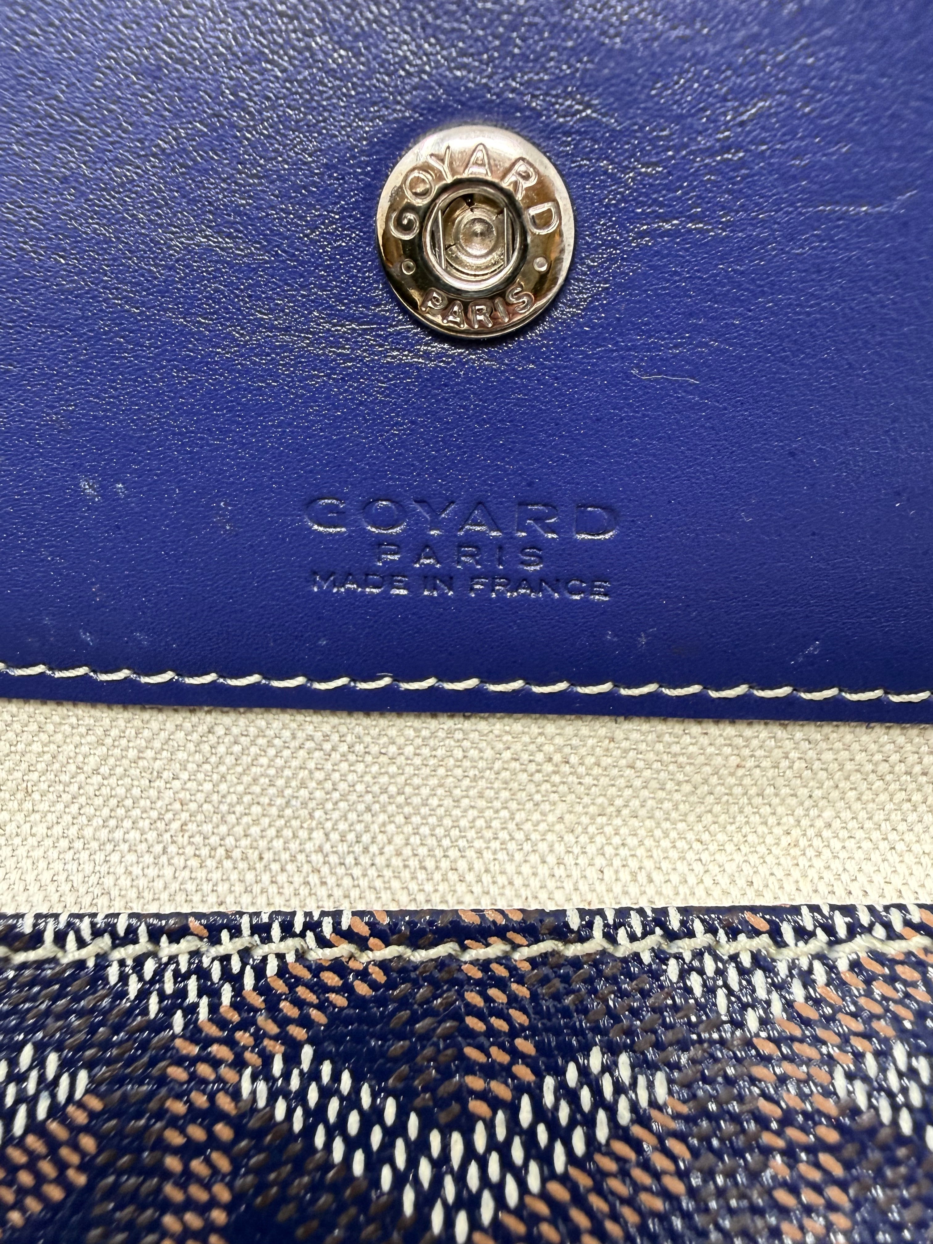Goyard Saint Louis PM Tote -  Navy Bleu Marine with Pouch