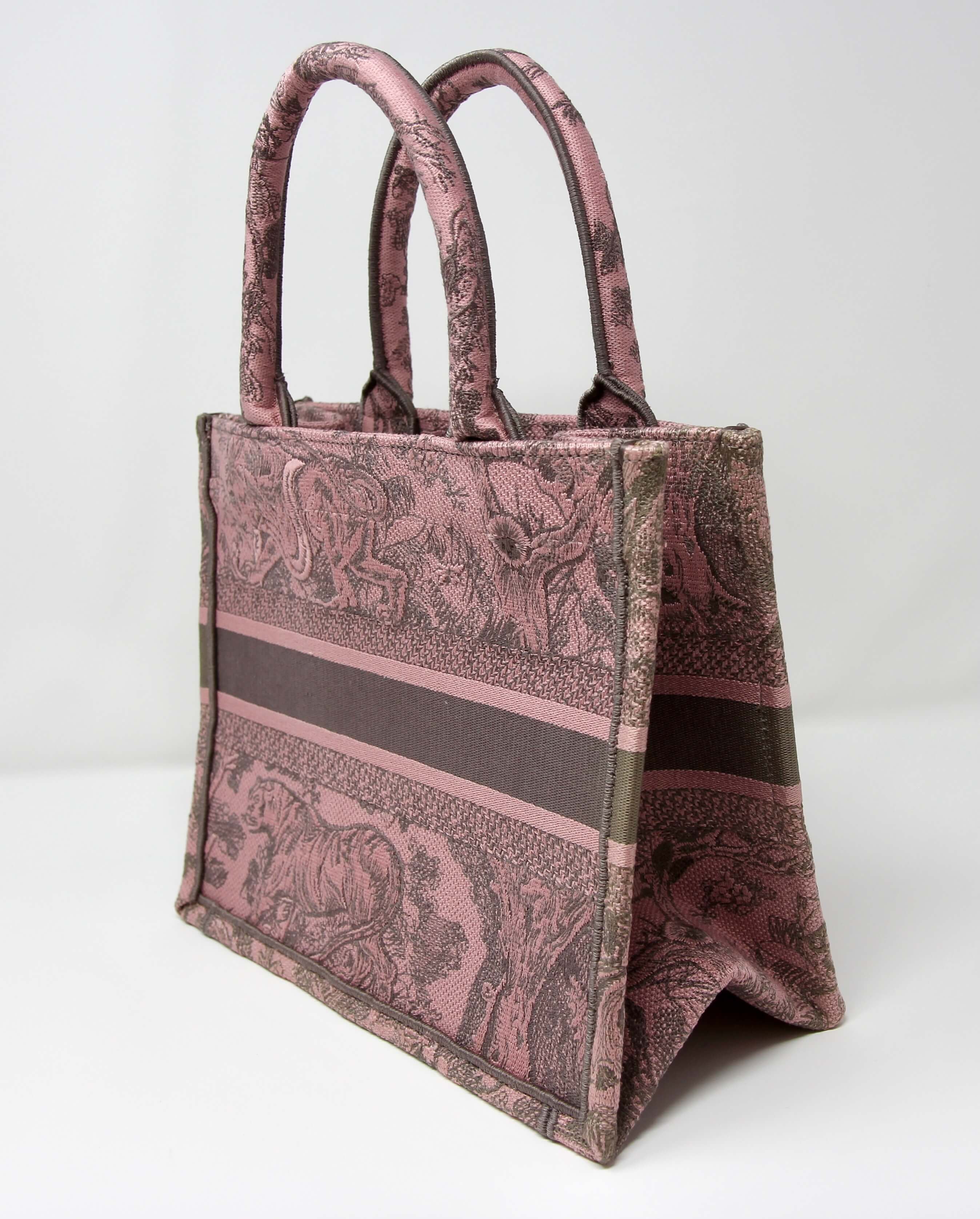 Christian Dior - Book Tote Small Toile de Jouil Handbag