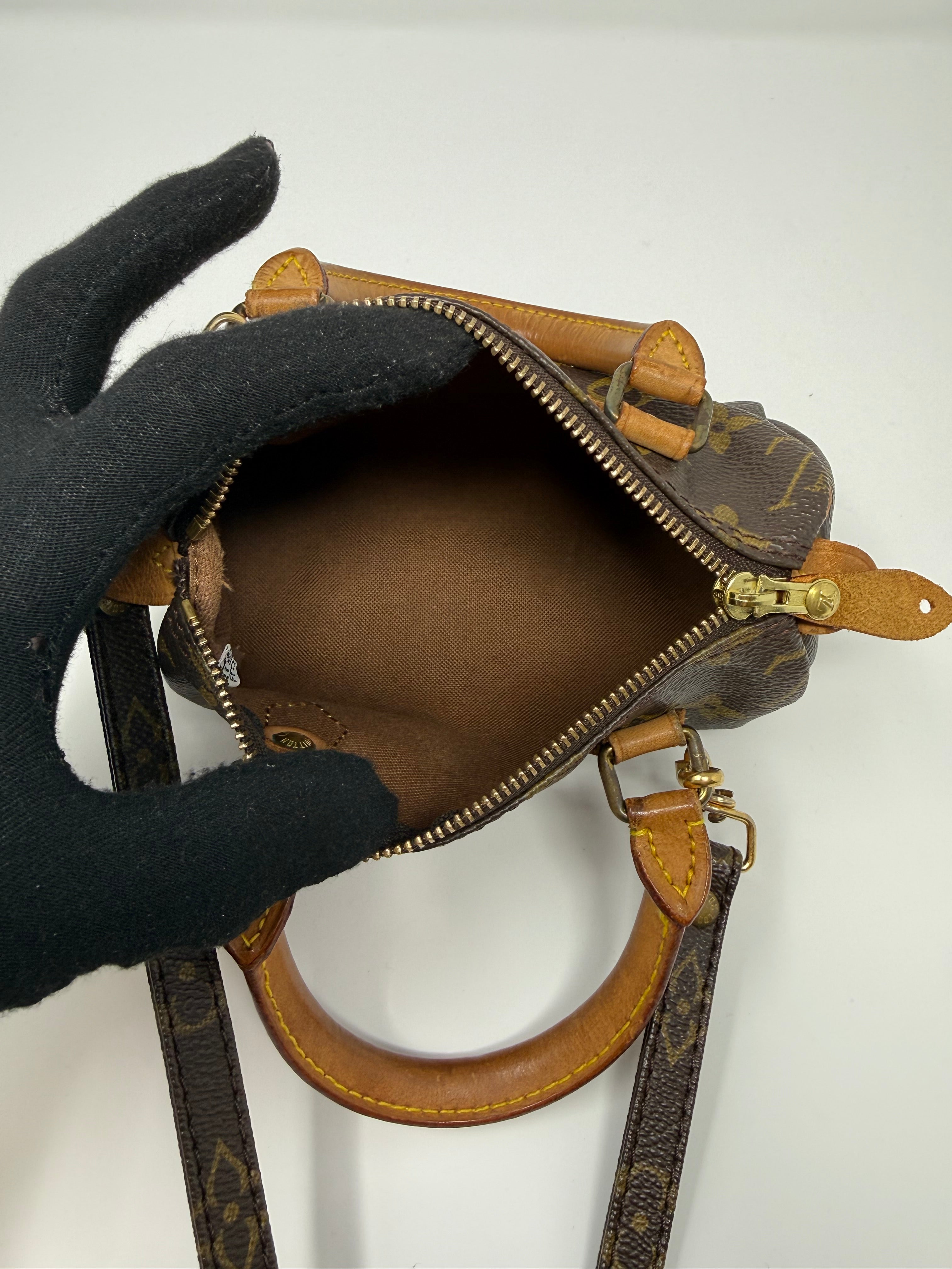 Louis Vuitton Mini Sac HL (Vintage Mini Speedy) Monogram Canvas Crossbody Bag