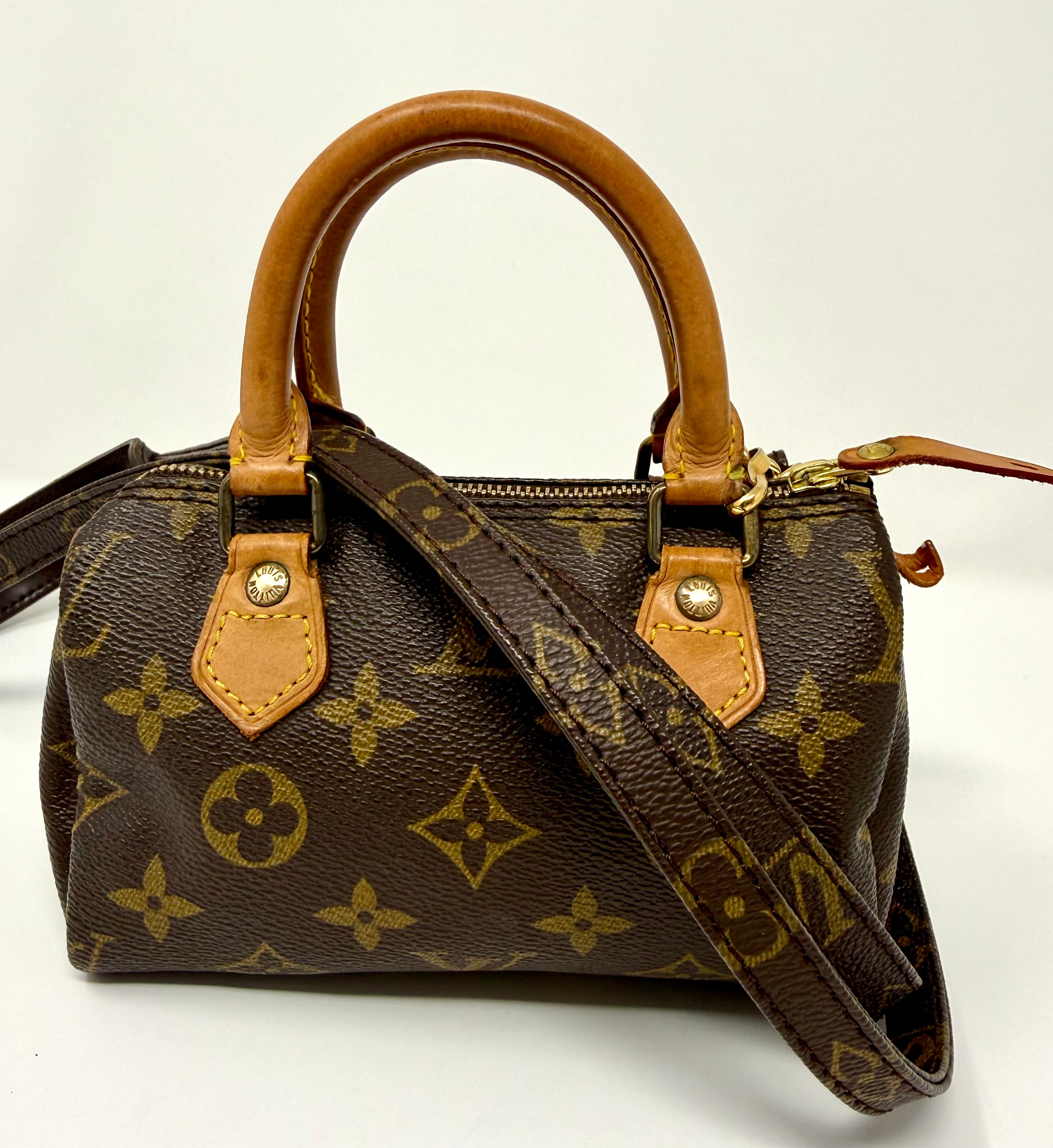 Louis Vuitton Mini Sac HL (Vintage Mini Speedy) Monogram Canvas Crossbody Bag