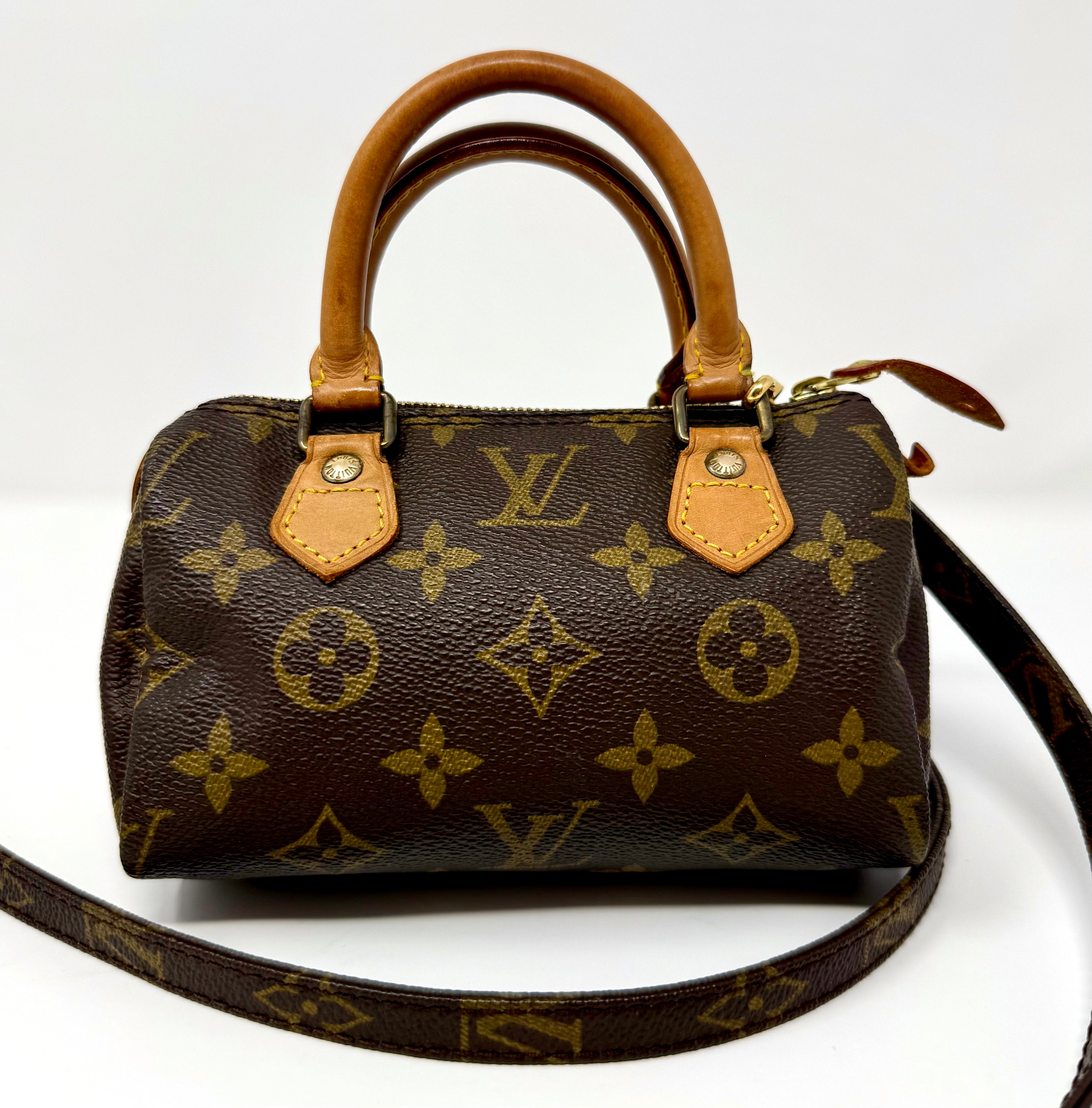 Louis Vuitton Mini Sac HL (Vintage Mini Speedy) Monogram Canvas Crossbody Bag
