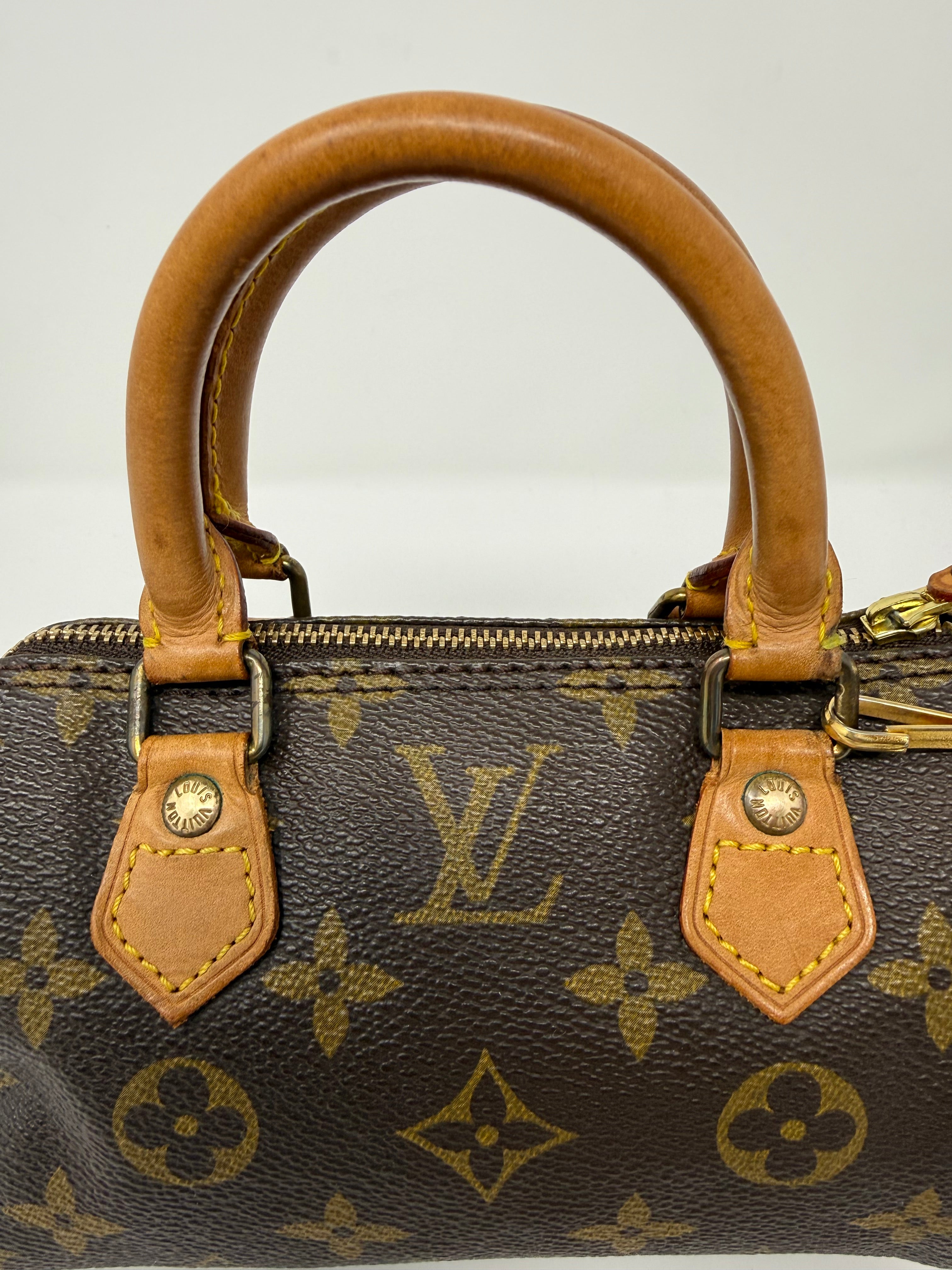 Louis Vuitton Mini Sac HL (Vintage Mini Speedy) Monogram Canvas Crossbody Bag
