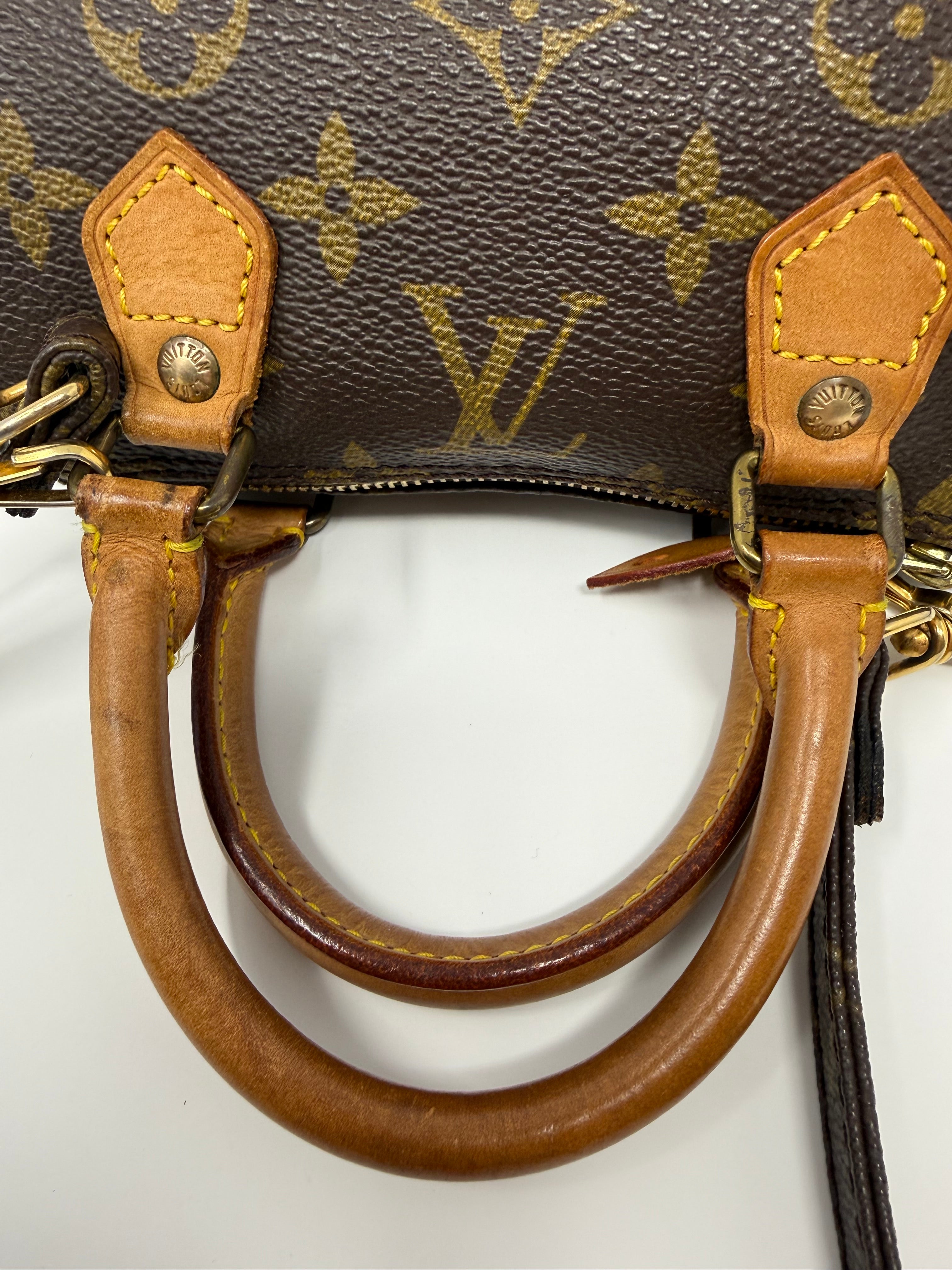 Louis Vuitton Mini Sac HL (Vintage Mini Speedy) Monogram Canvas Crossbody Bag
