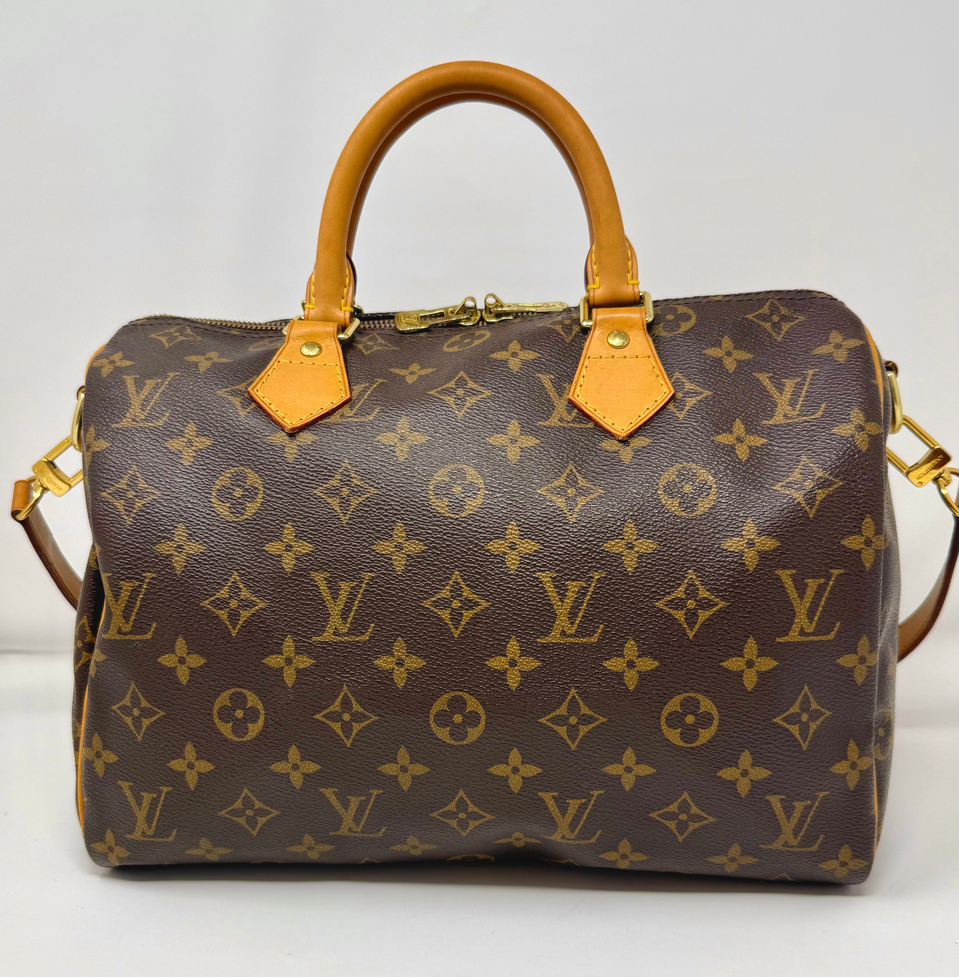 Louis Vuitton Speedy 30 Bandoulière – Classic Monogram Crossbody, 2013