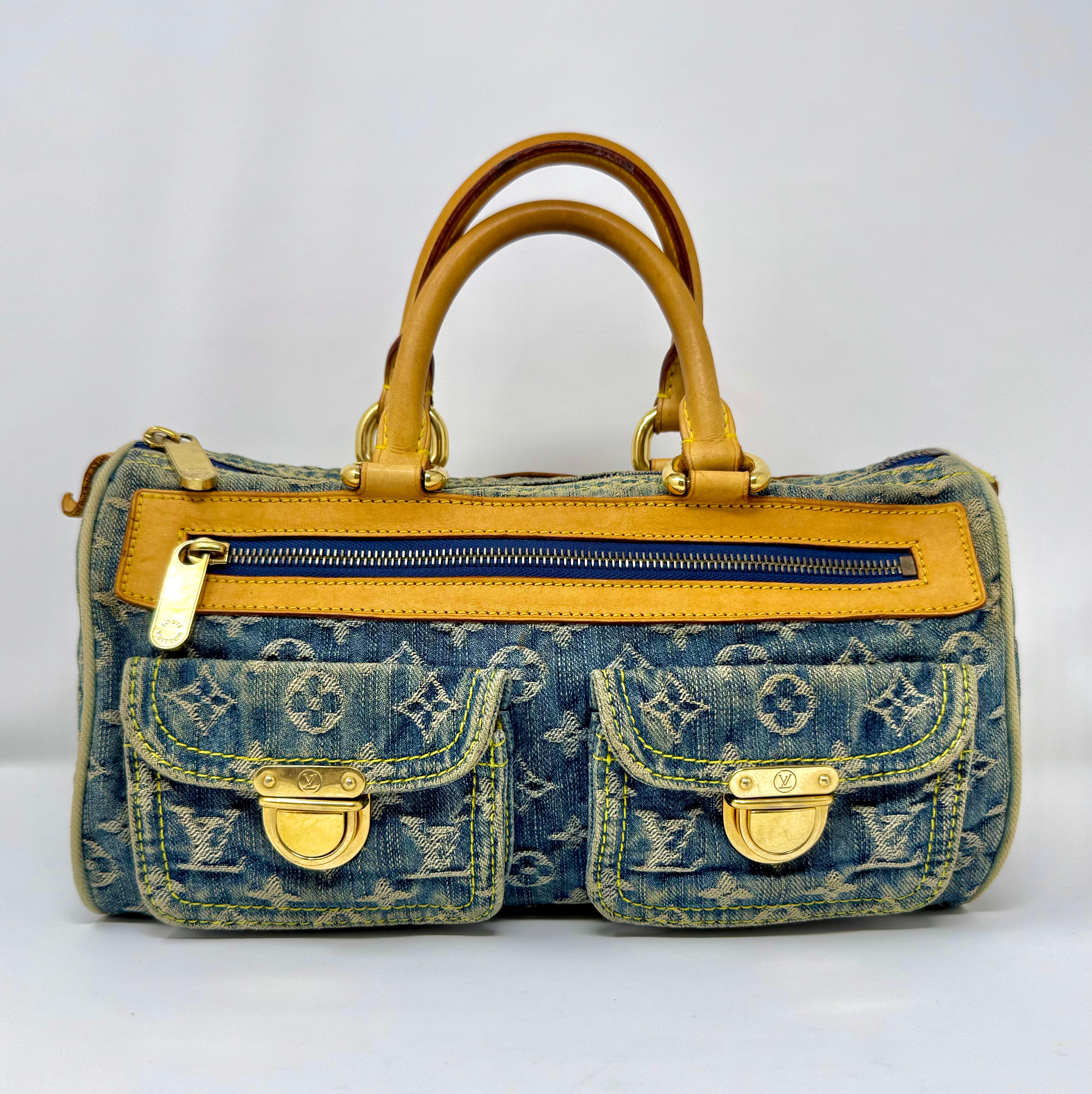 Louis Vuitton Neo Speedy Denim - Vintage 2005