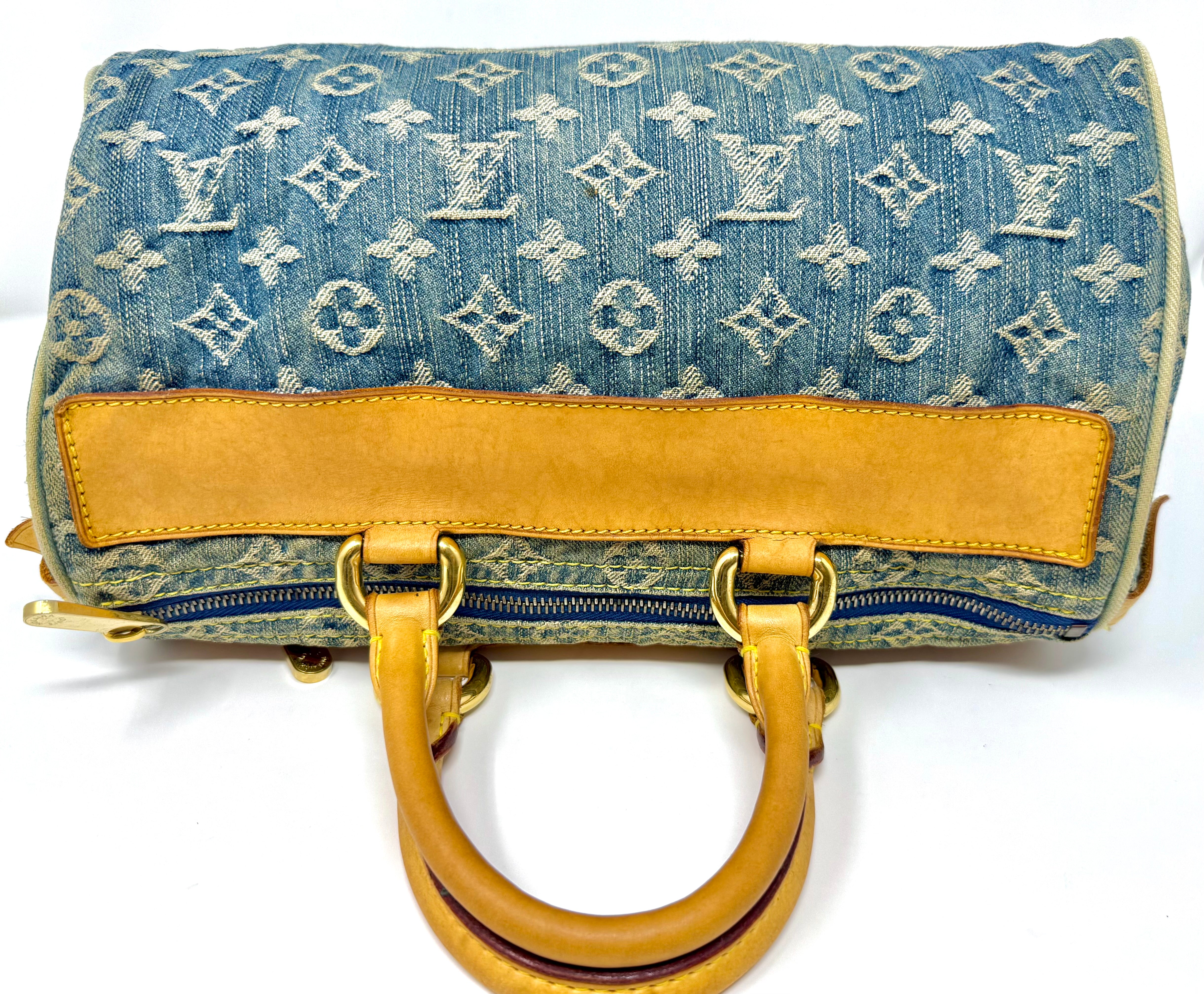 Louis Vuitton Neo Speedy Denim - Vintage 2005