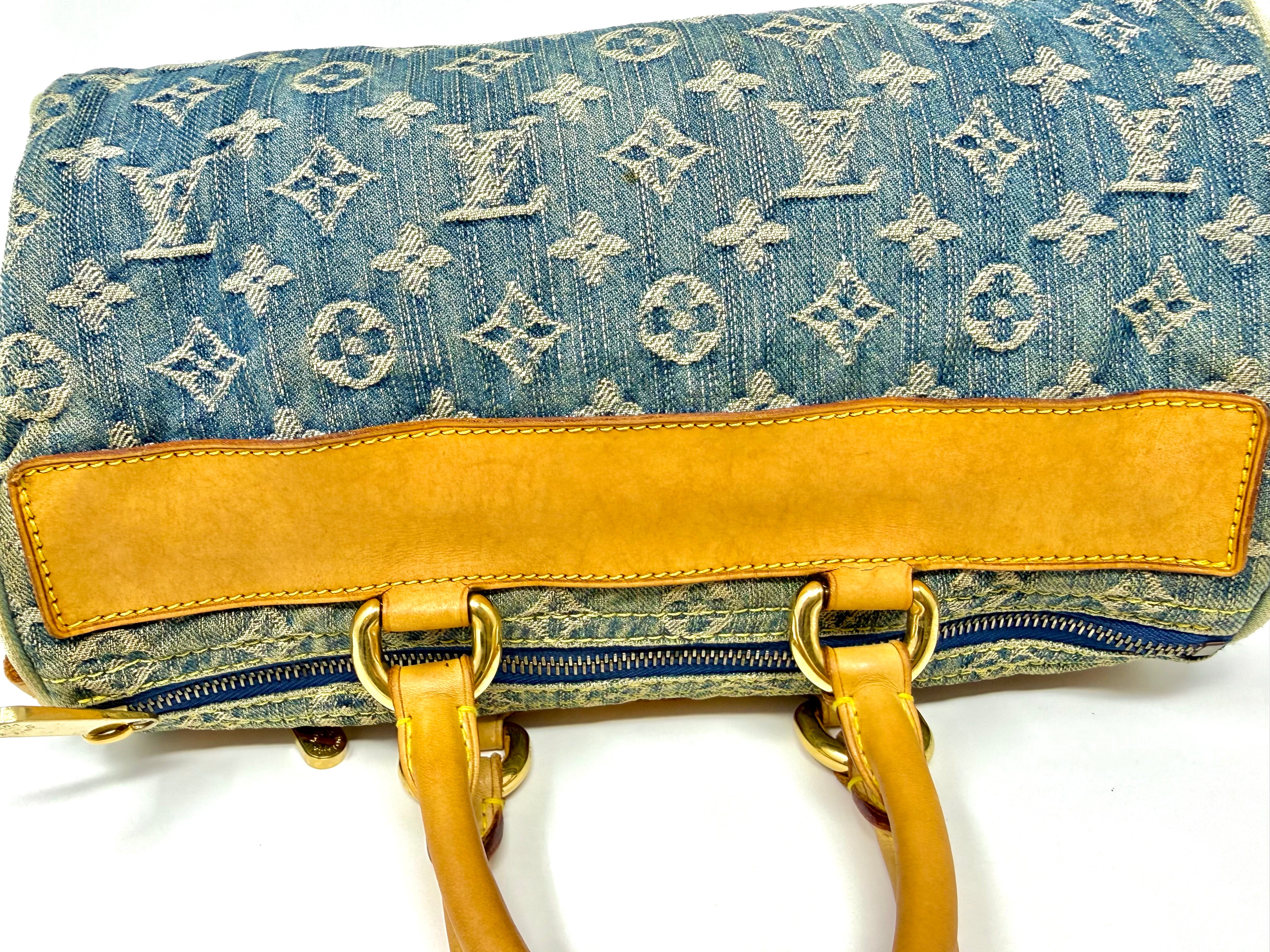 Louis Vuitton Neo Speedy Denim - Vintage 2005