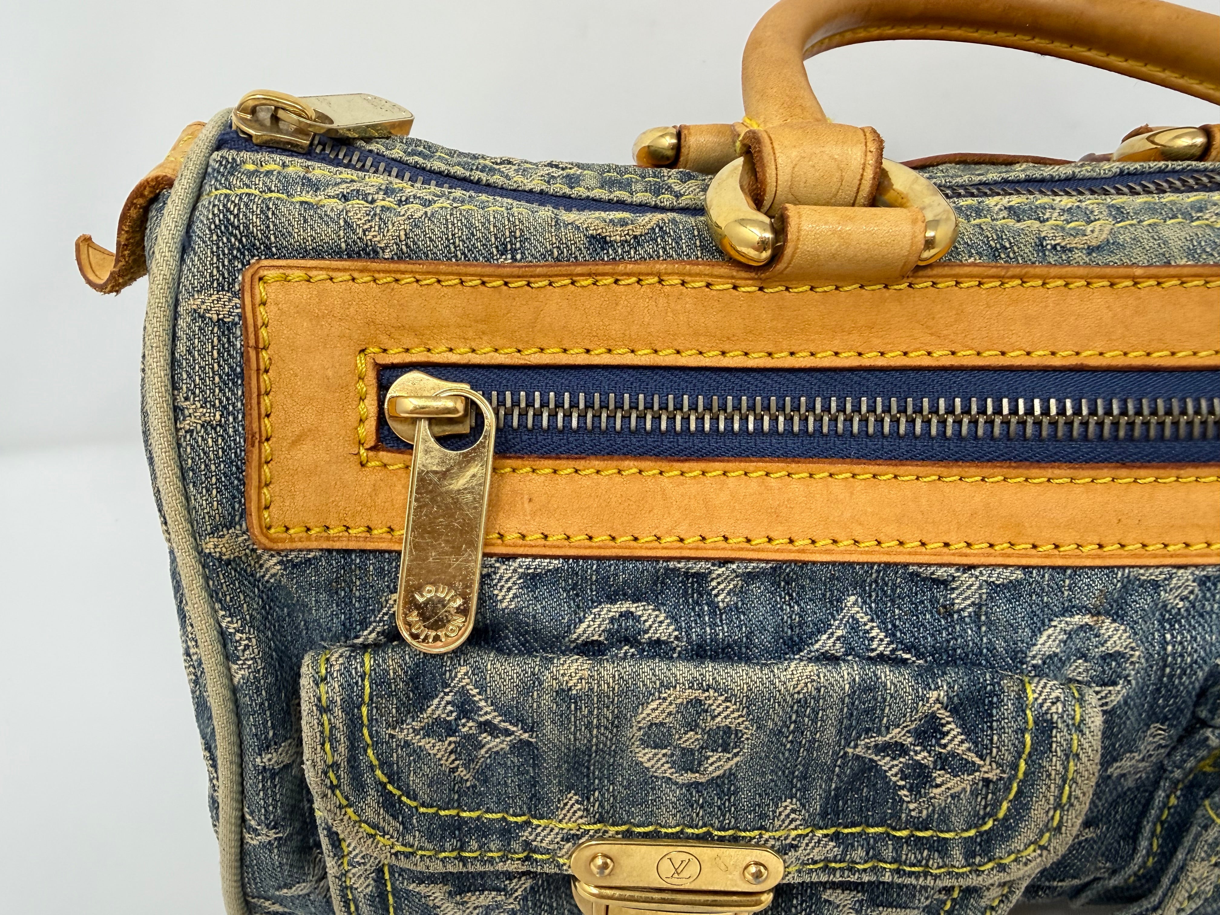 Louis Vuitton Neo Speedy Denim - Vintage 2005