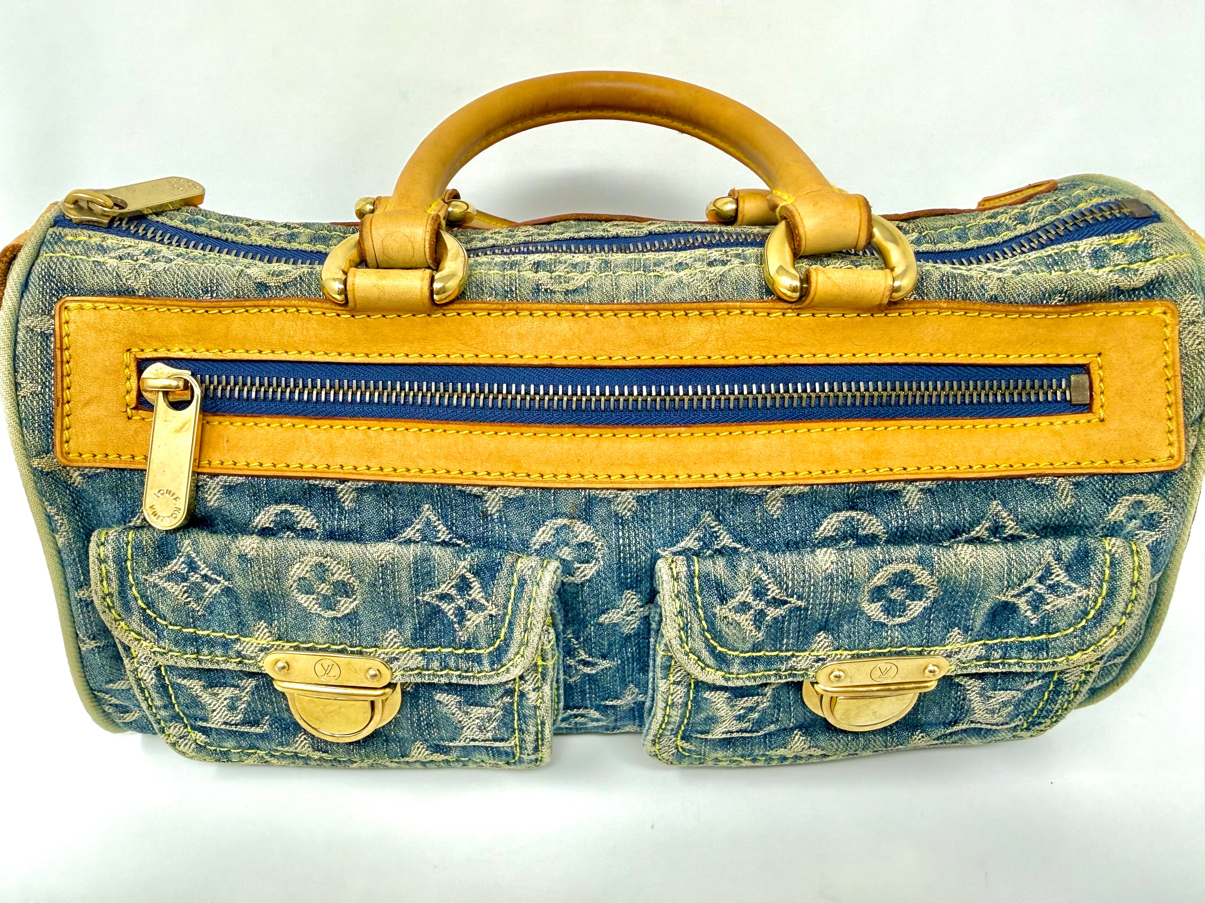 Louis Vuitton Neo Speedy Denim - Vintage 2005