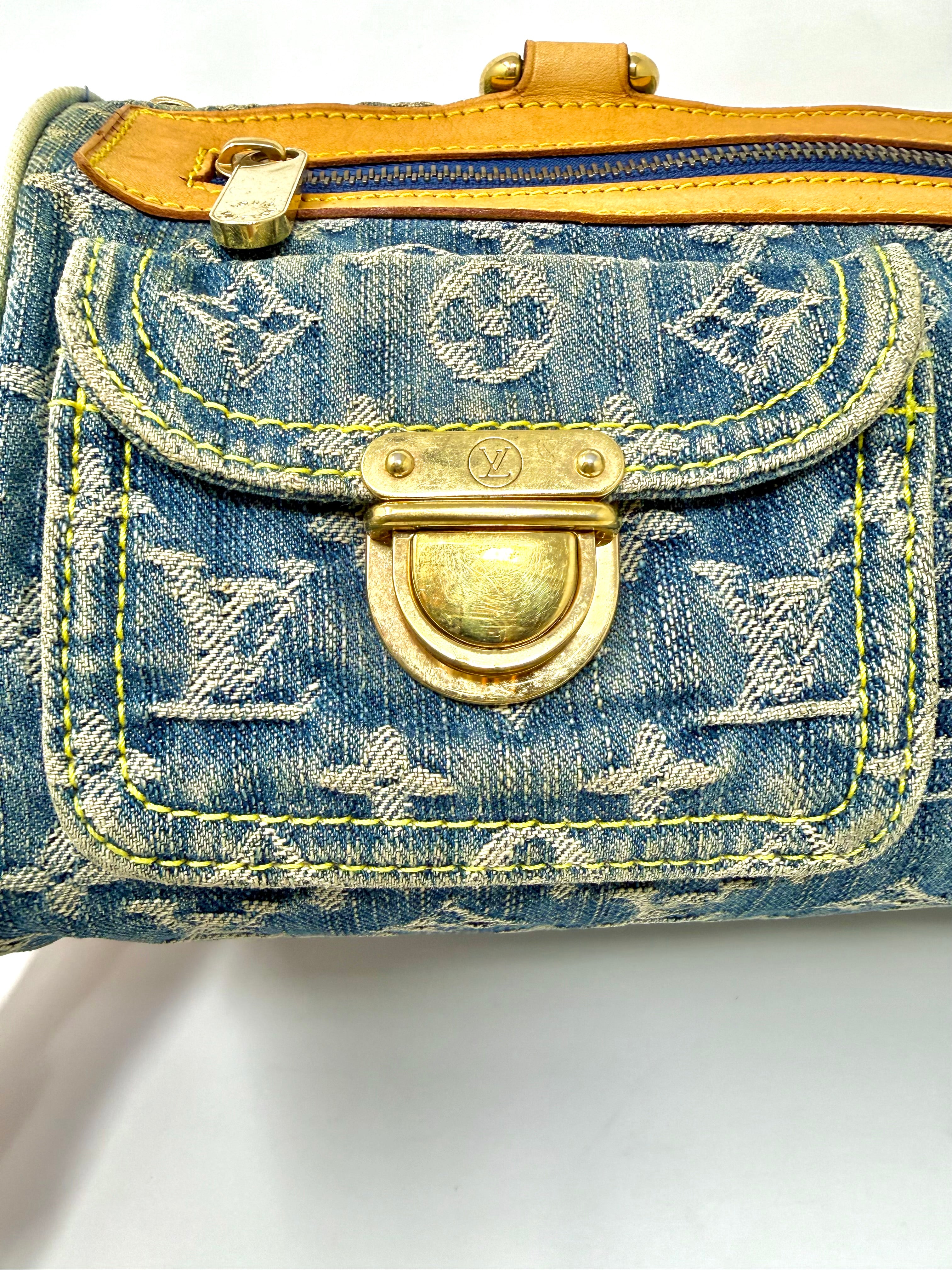 Louis Vuitton Neo Speedy Denim - Vintage 2005