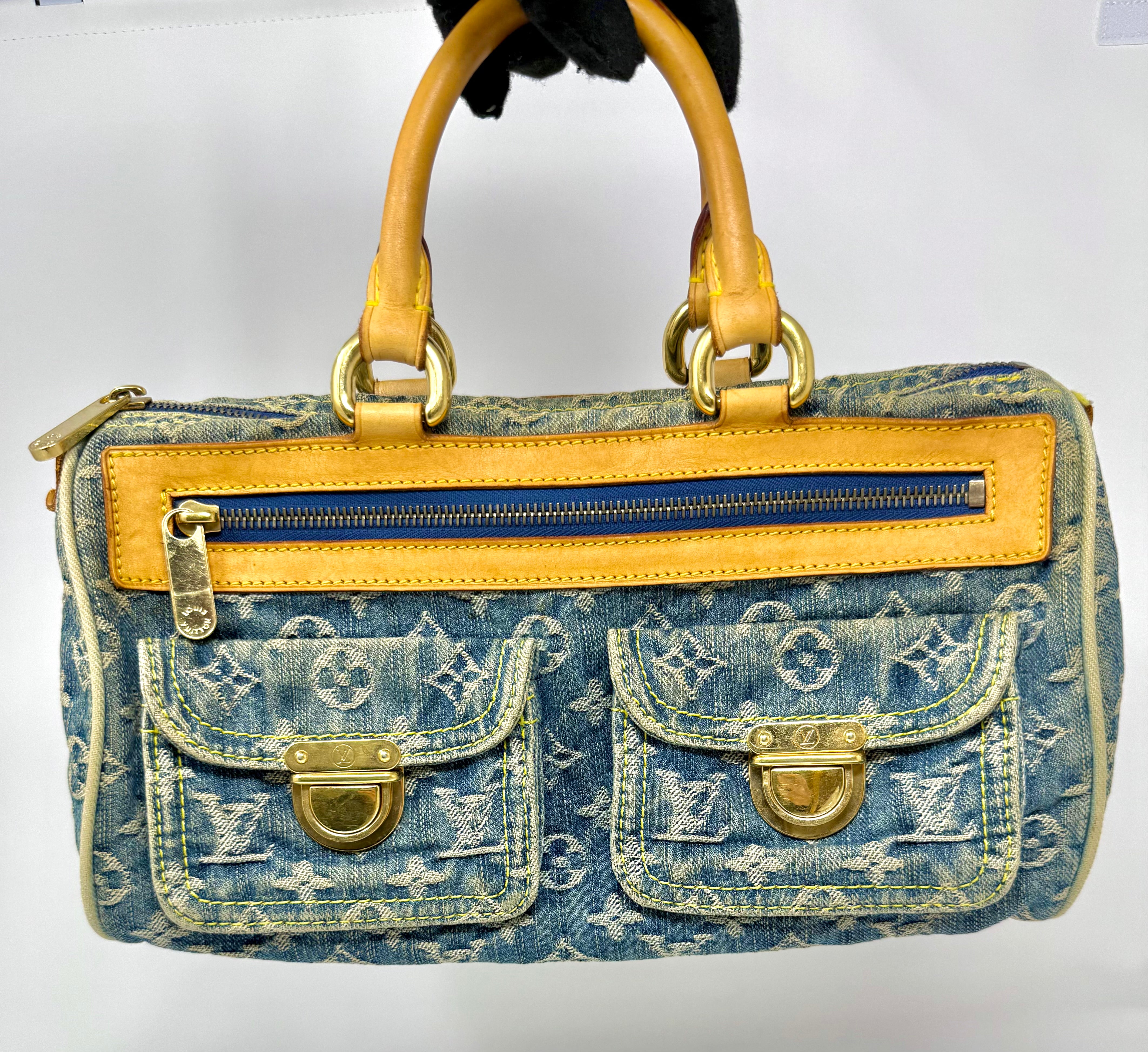Louis Vuitton Neo Speedy Denim - Vintage 2005