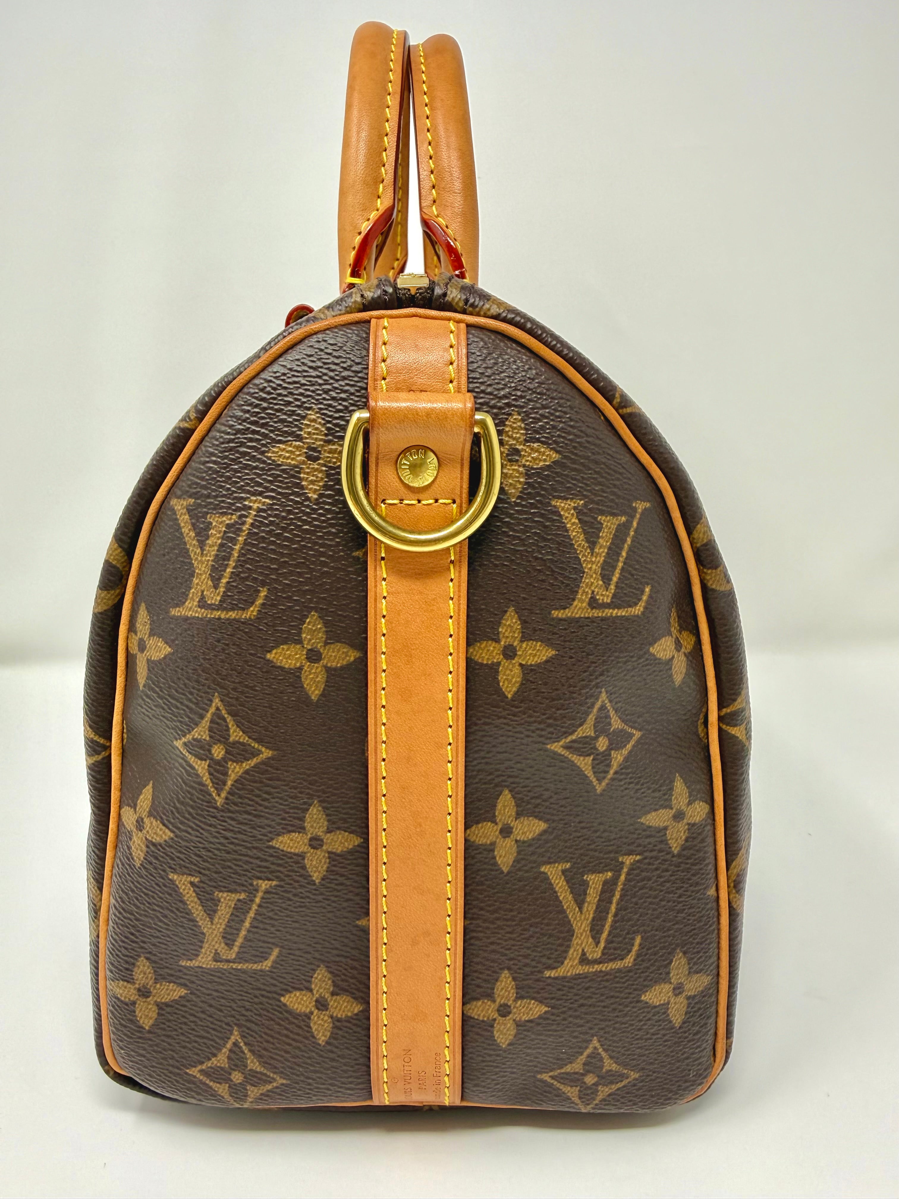 Louis Vuitton Speedy 25 Bandoulière – Monogram Canvas, Modern Version, Post 2021 (Microchipped)