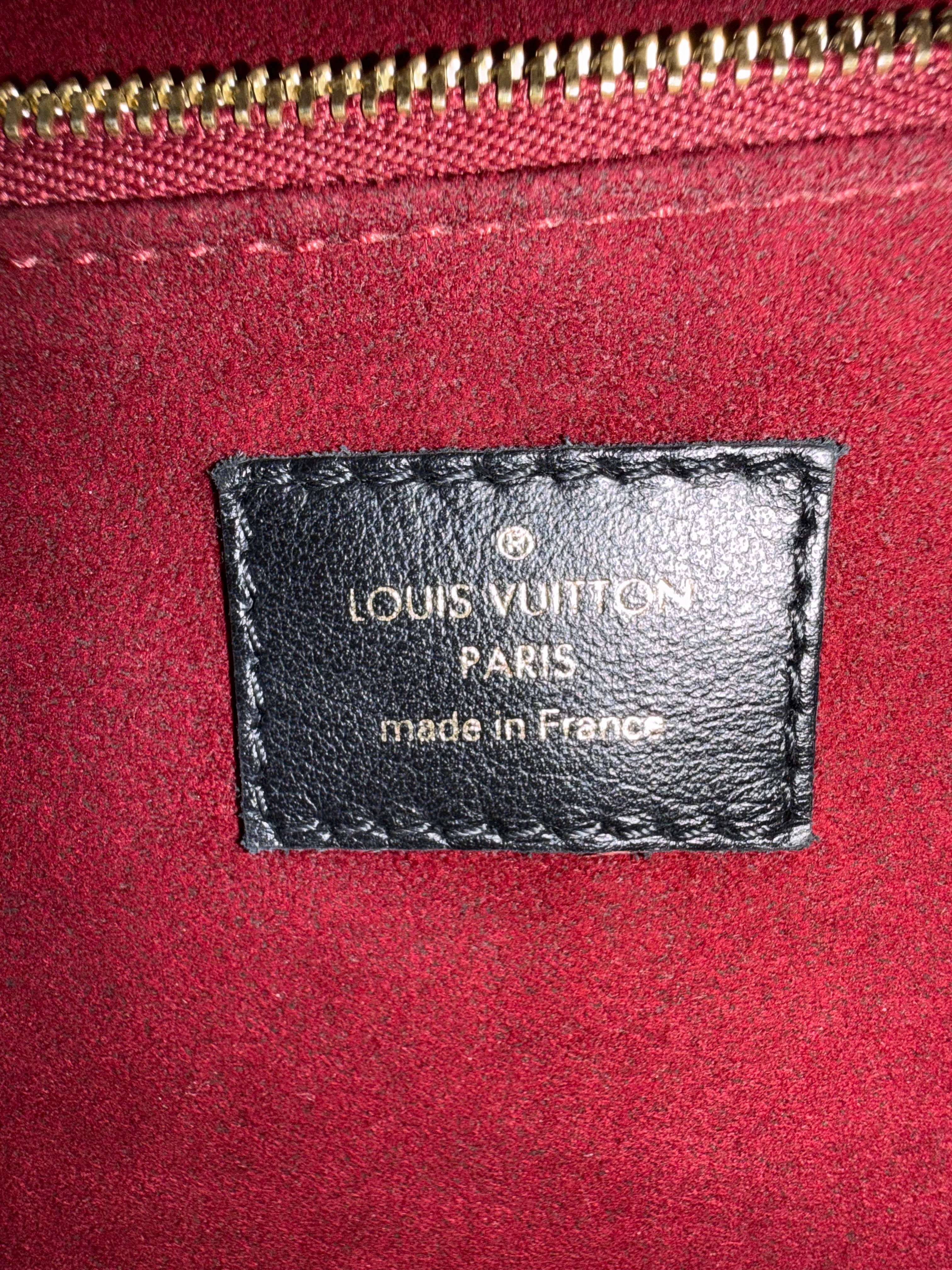Louis Vuitton Passy – Monogram Canvas, Black Leather Trim, Gold Hardware