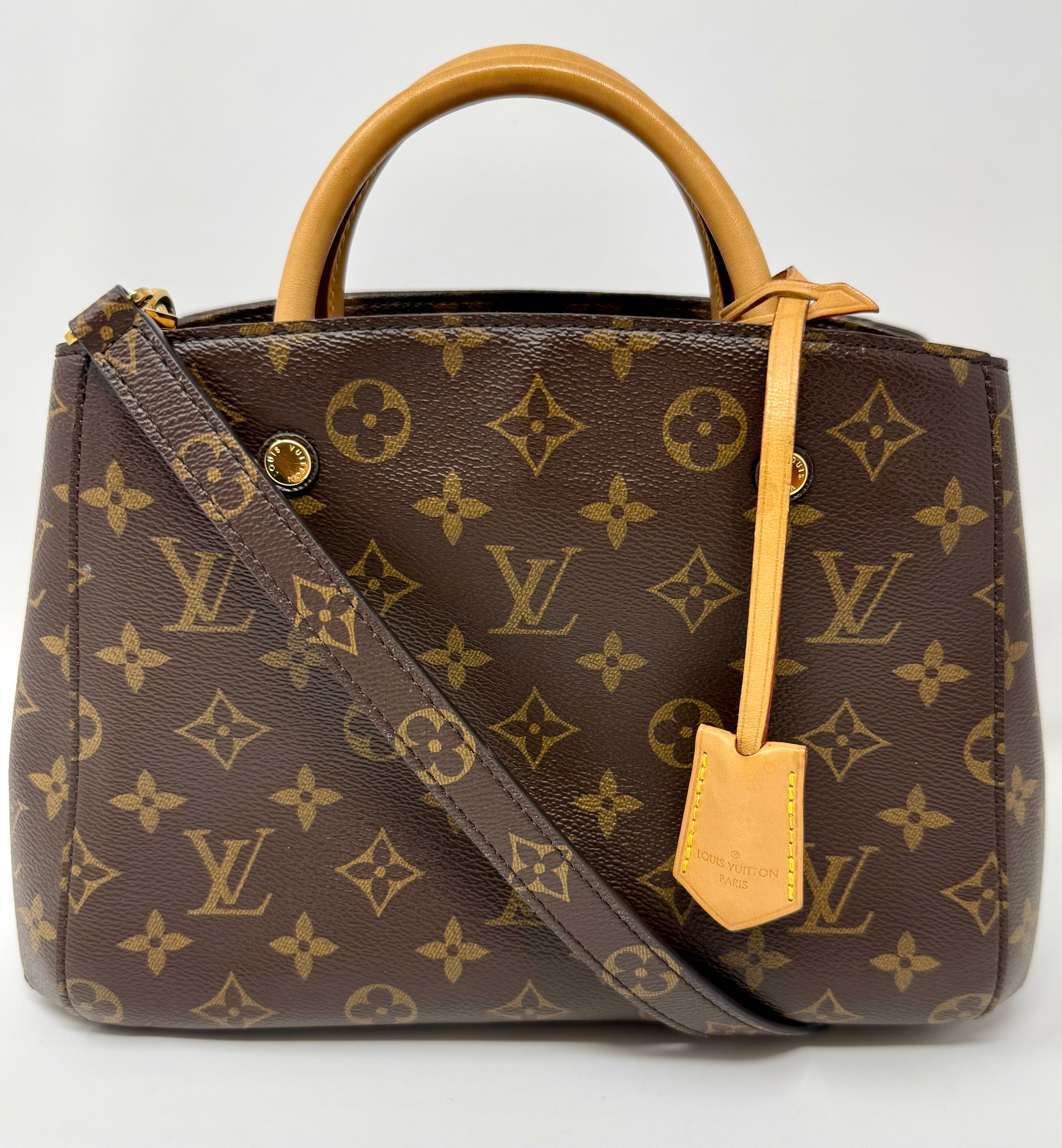 Louis Vuitton Montaigne BB – Monogram Canvas with Vachetta Leather Trim (2015)