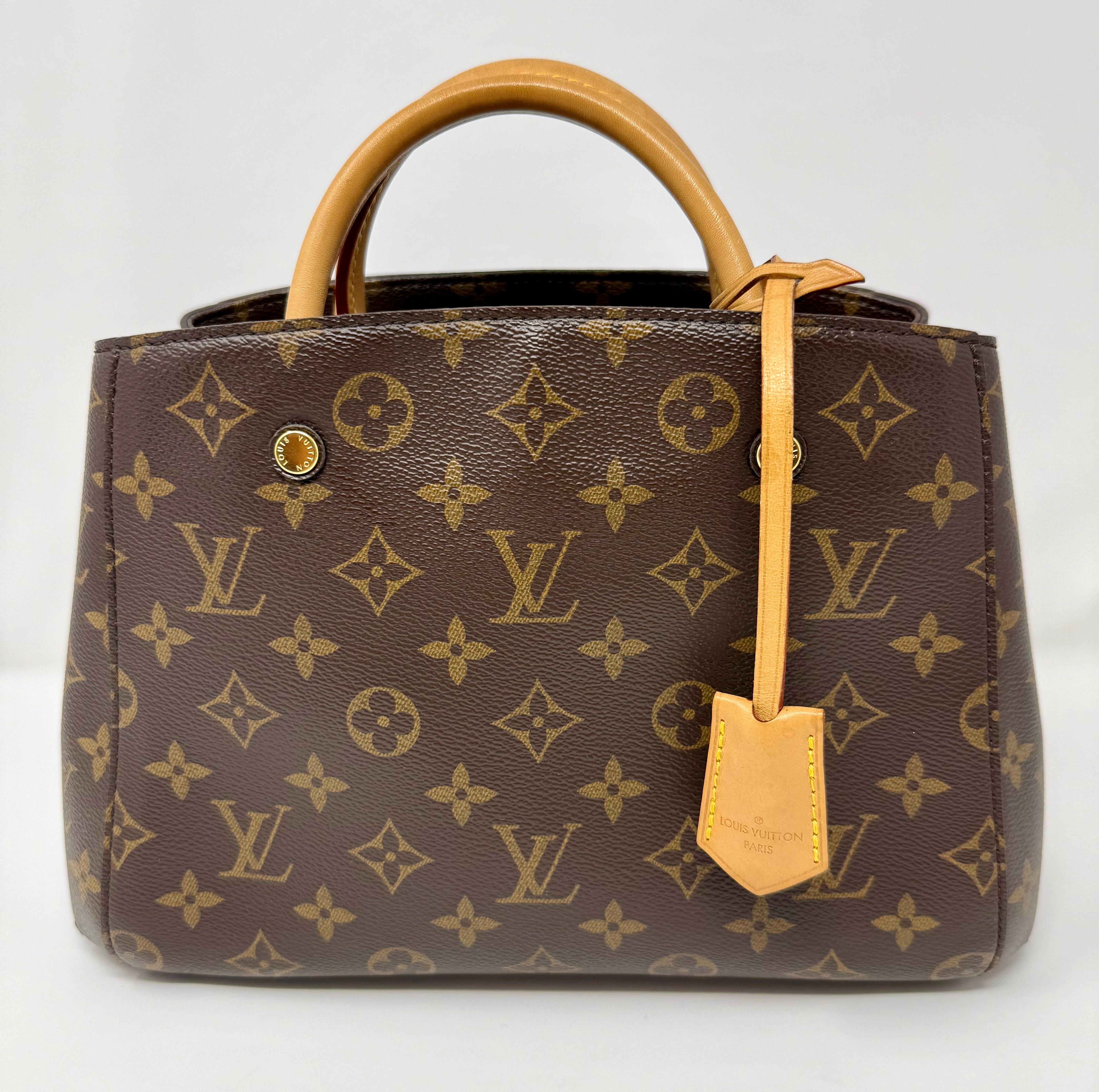Louis Vuitton Montaigne BB – Monogram Canvas with Vachetta Leather Trim (2015)