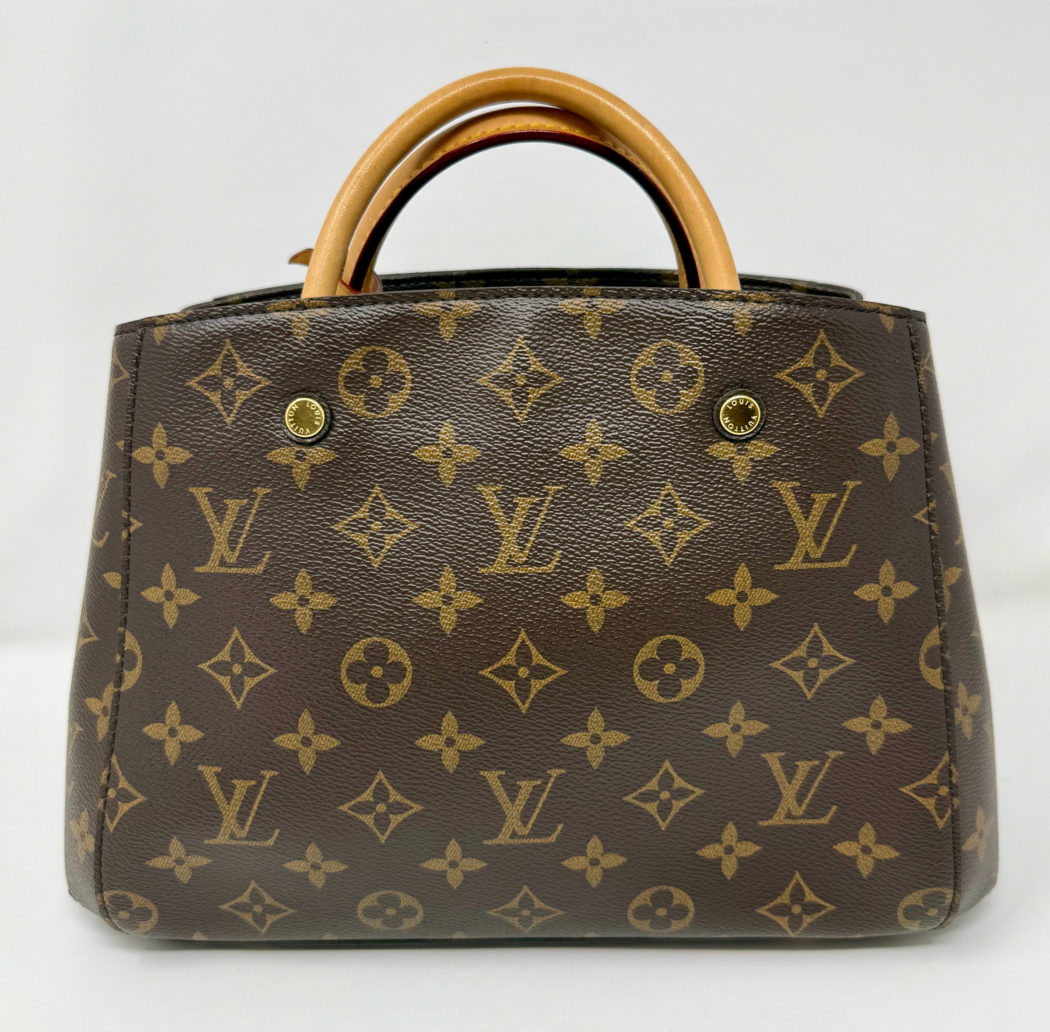 Louis Vuitton Montaigne BB – Monogram Canvas with Vachetta Leather Trim (2015)