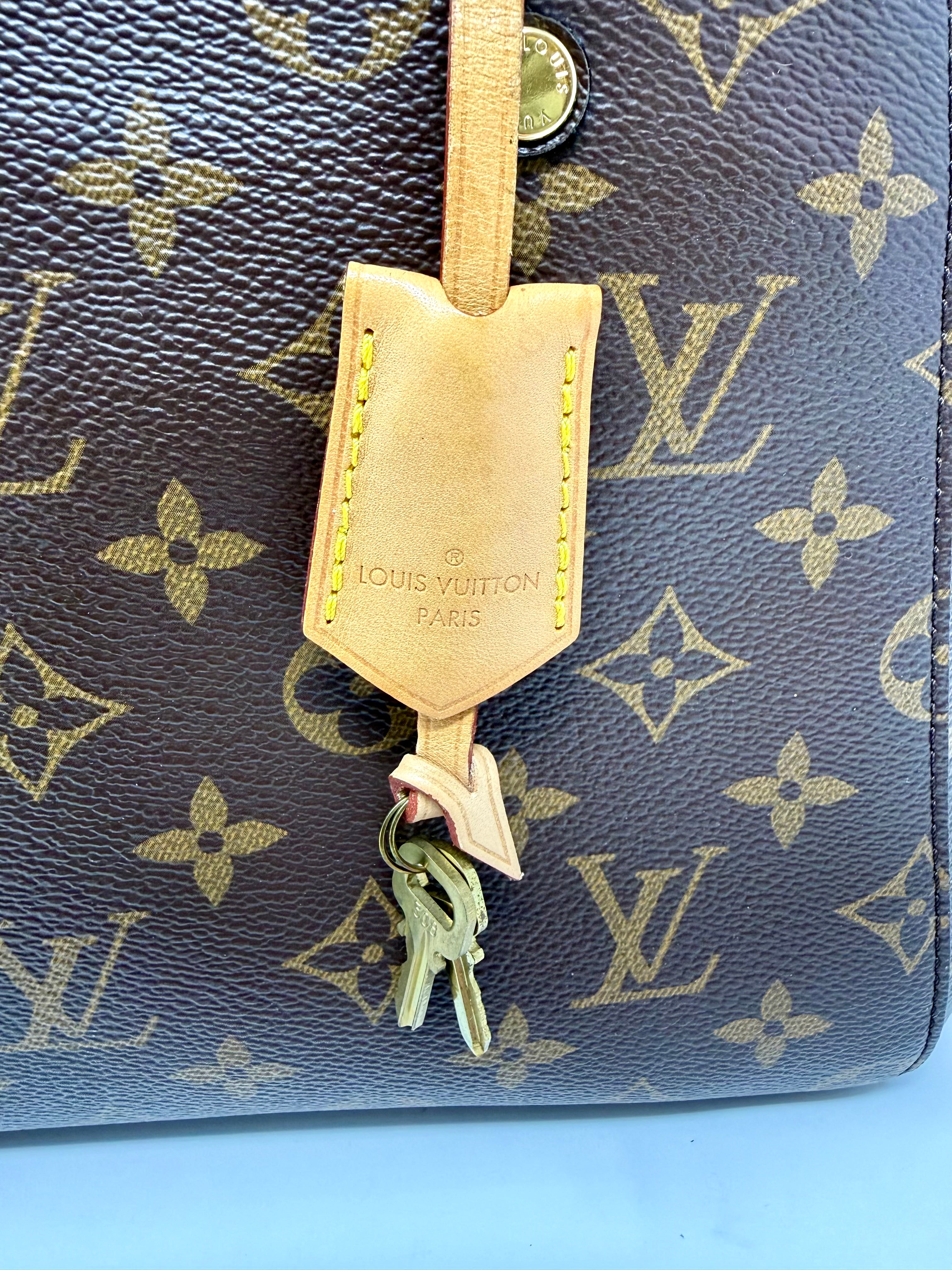 Louis Vuitton Montaigne BB – Monogram Canvas with Vachetta Leather Trim (2015)