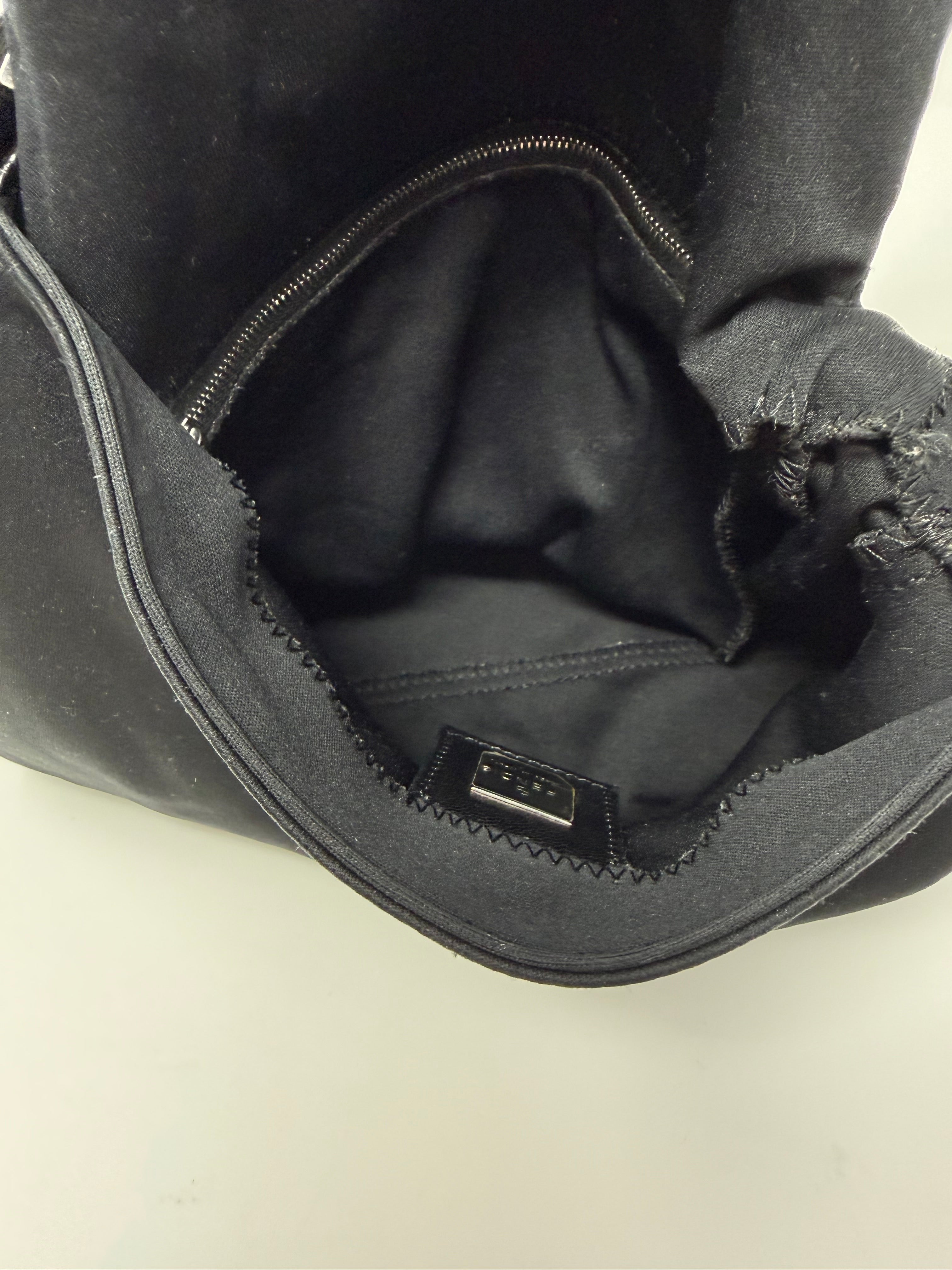 Fendi Neoprene Mama Baguette Shoulder Bag – Black, Vintage Y2K