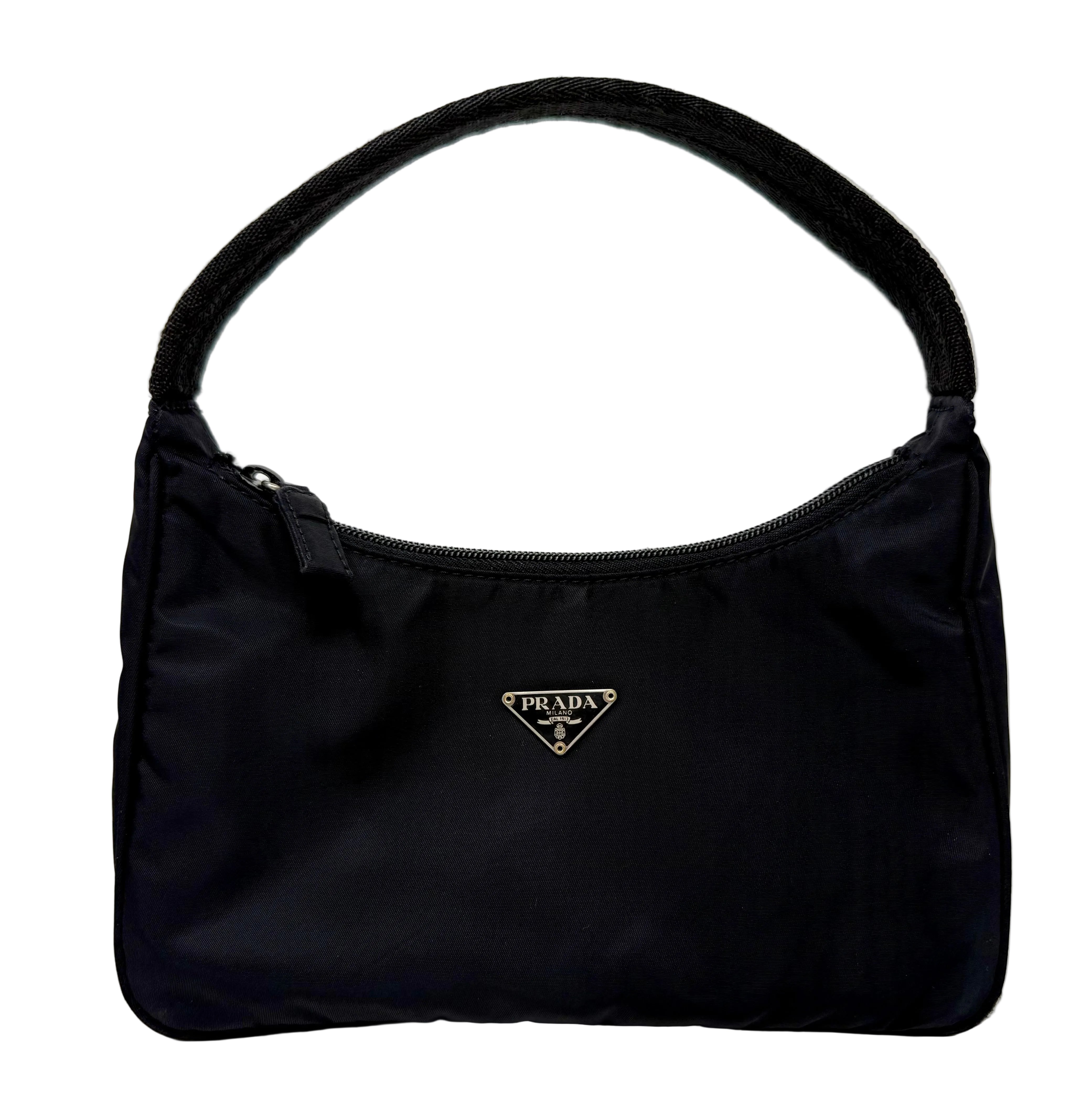 Prada Tessuto Nylon Sport Mini Shoulder Bag Black