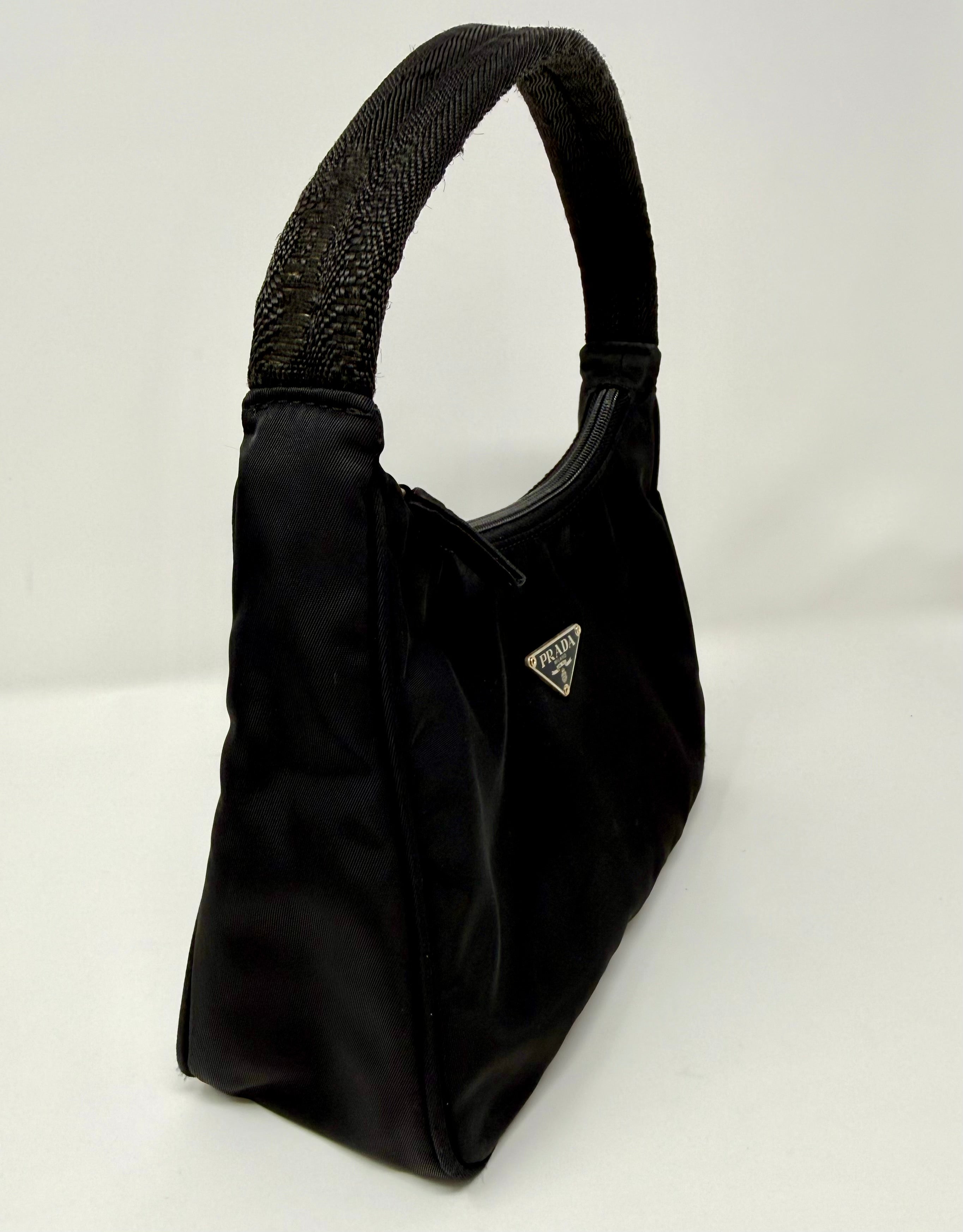 Prada Tessuto Nylon Sport Mini Shoulder Bag Black