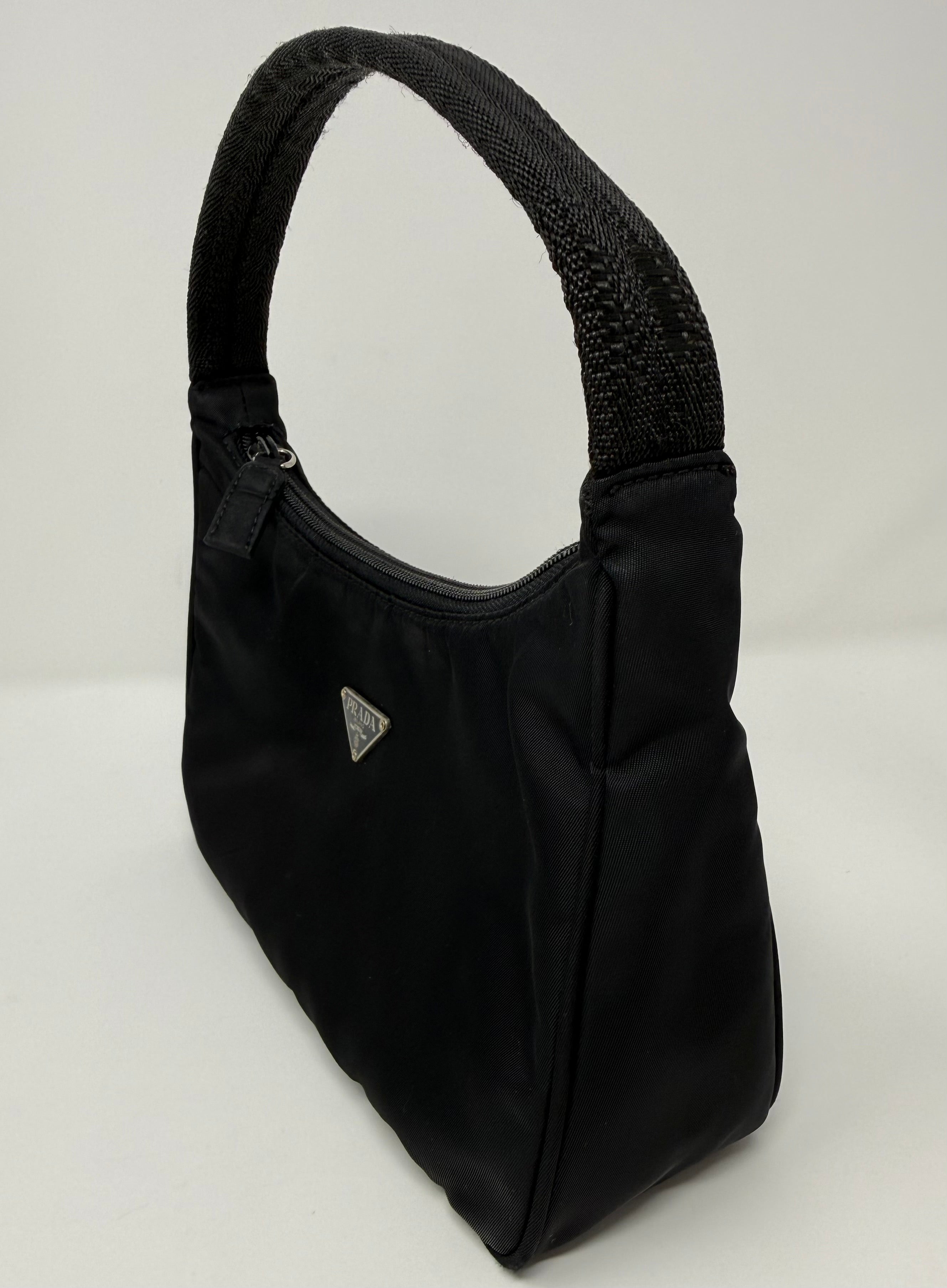 Prada Tessuto Nylon Sport Mini Shoulder Bag Black