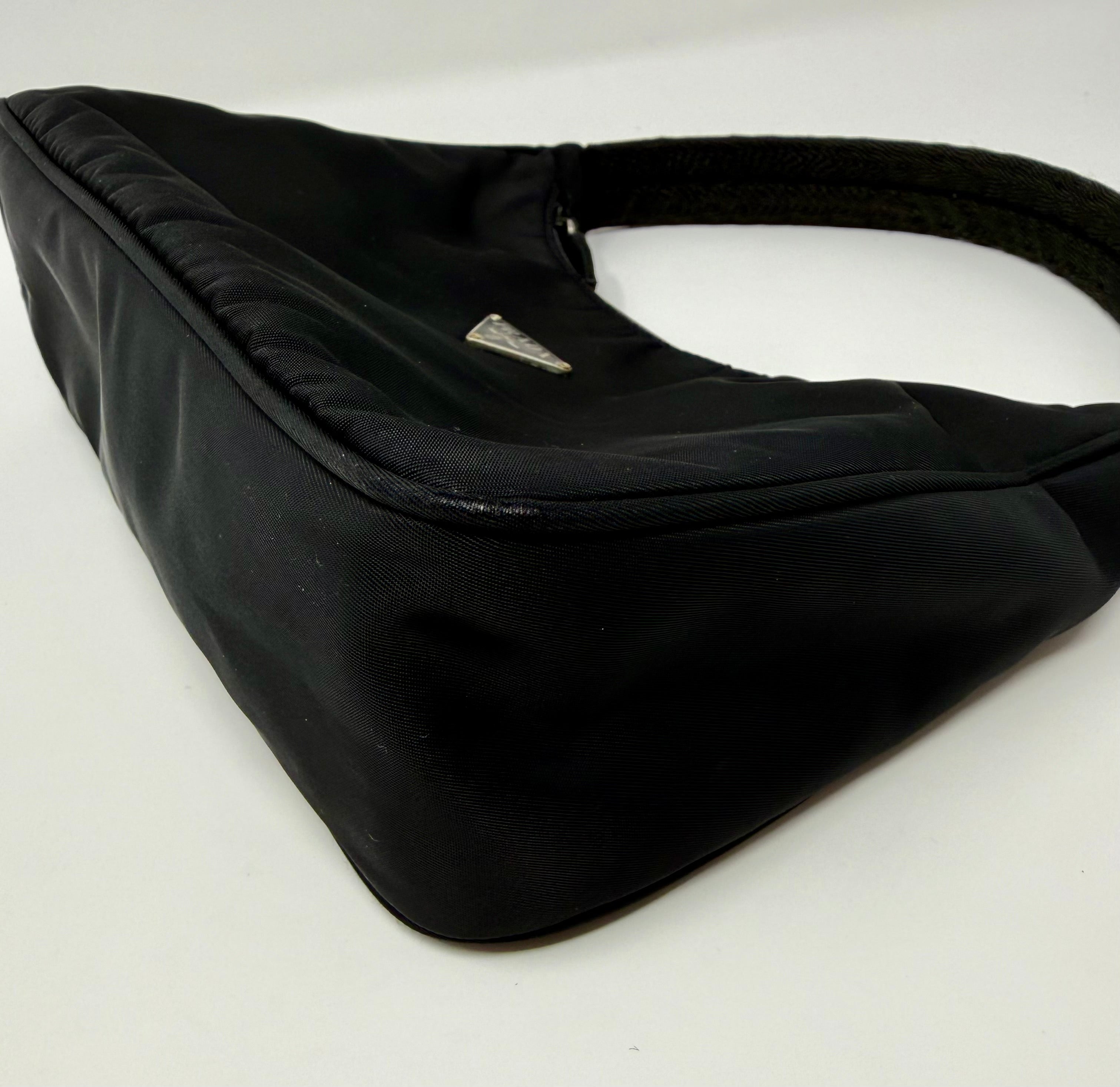 Prada Tessuto Nylon Sport Mini Shoulder Bag Black