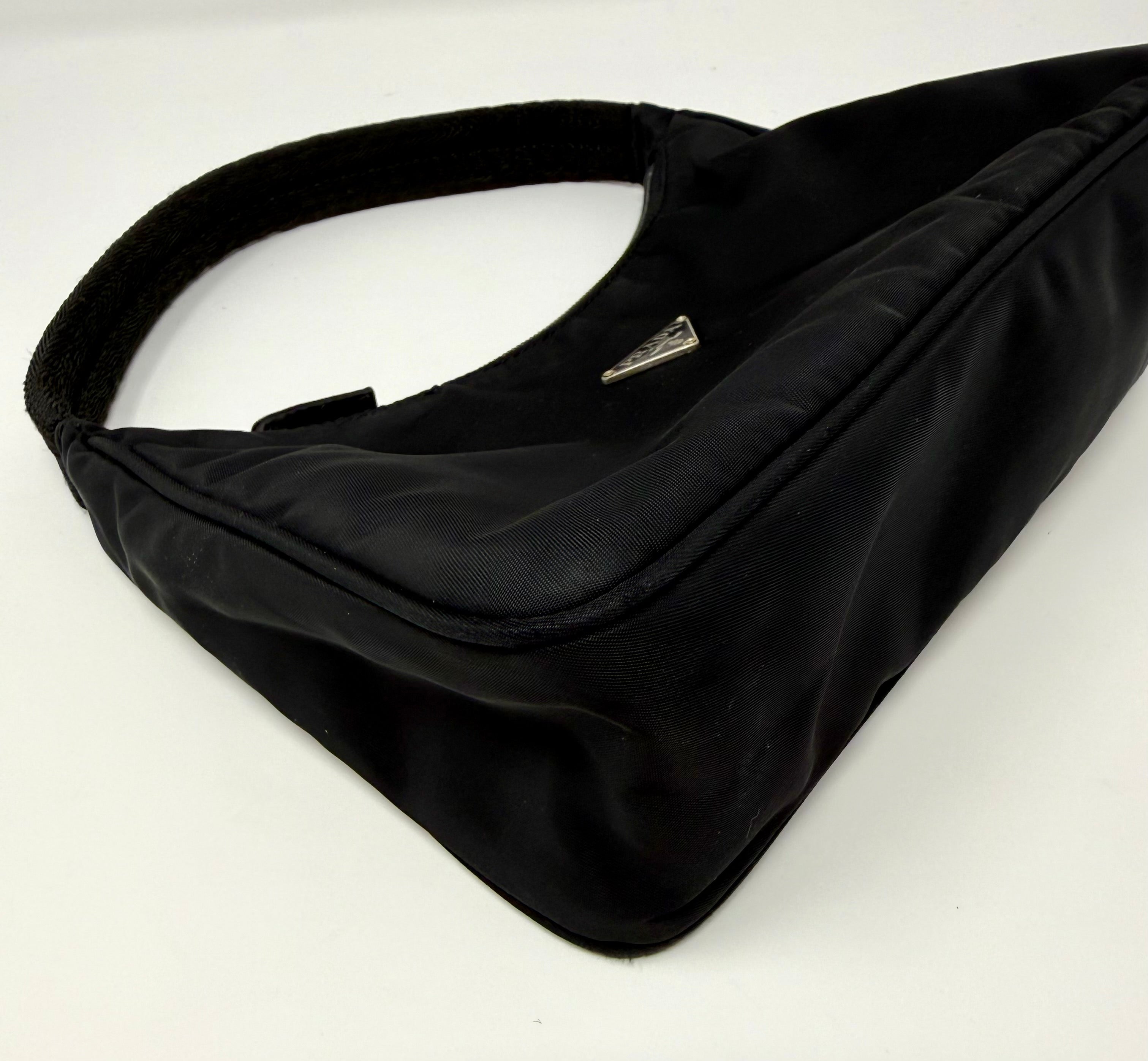 Prada Tessuto Nylon Sport Mini Shoulder Bag Black