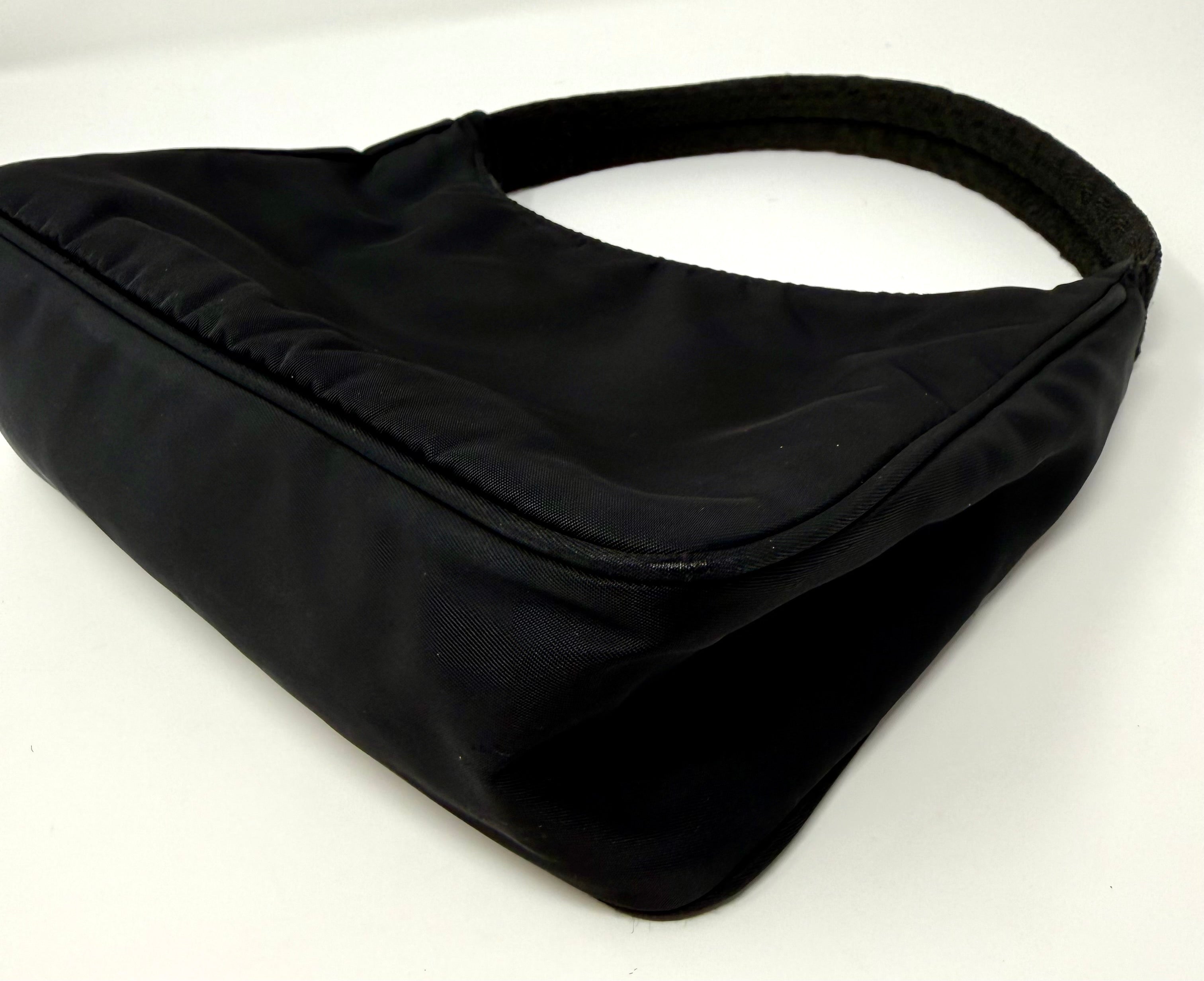 Prada Tessuto Nylon Sport Mini Shoulder Bag Black