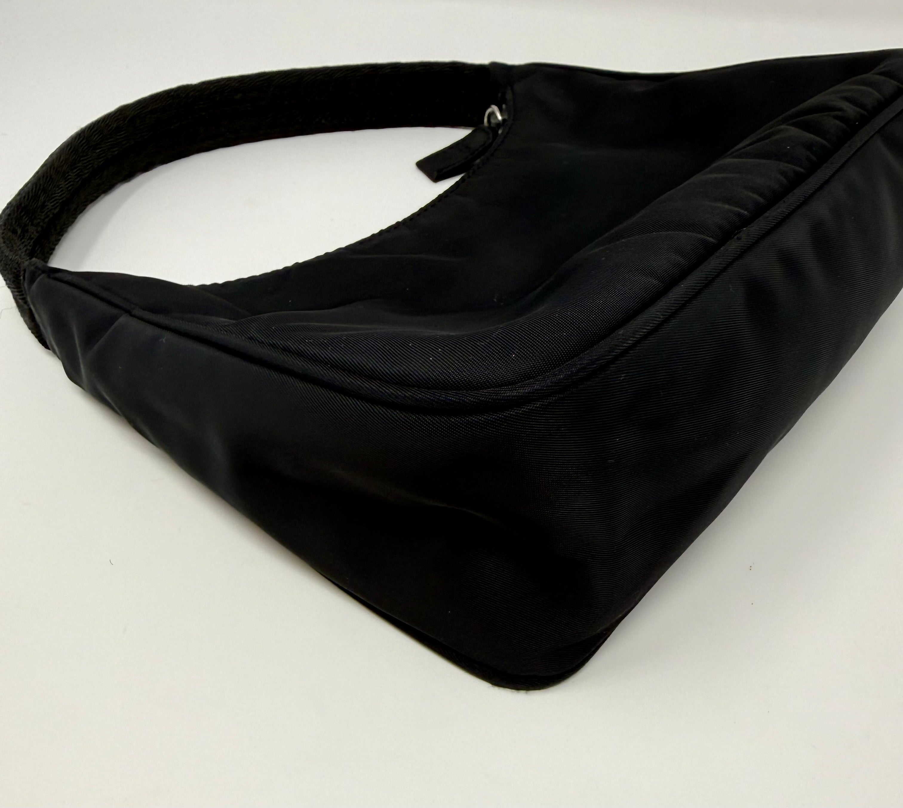 Prada Tessuto Nylon Sport Mini Shoulder Bag Black