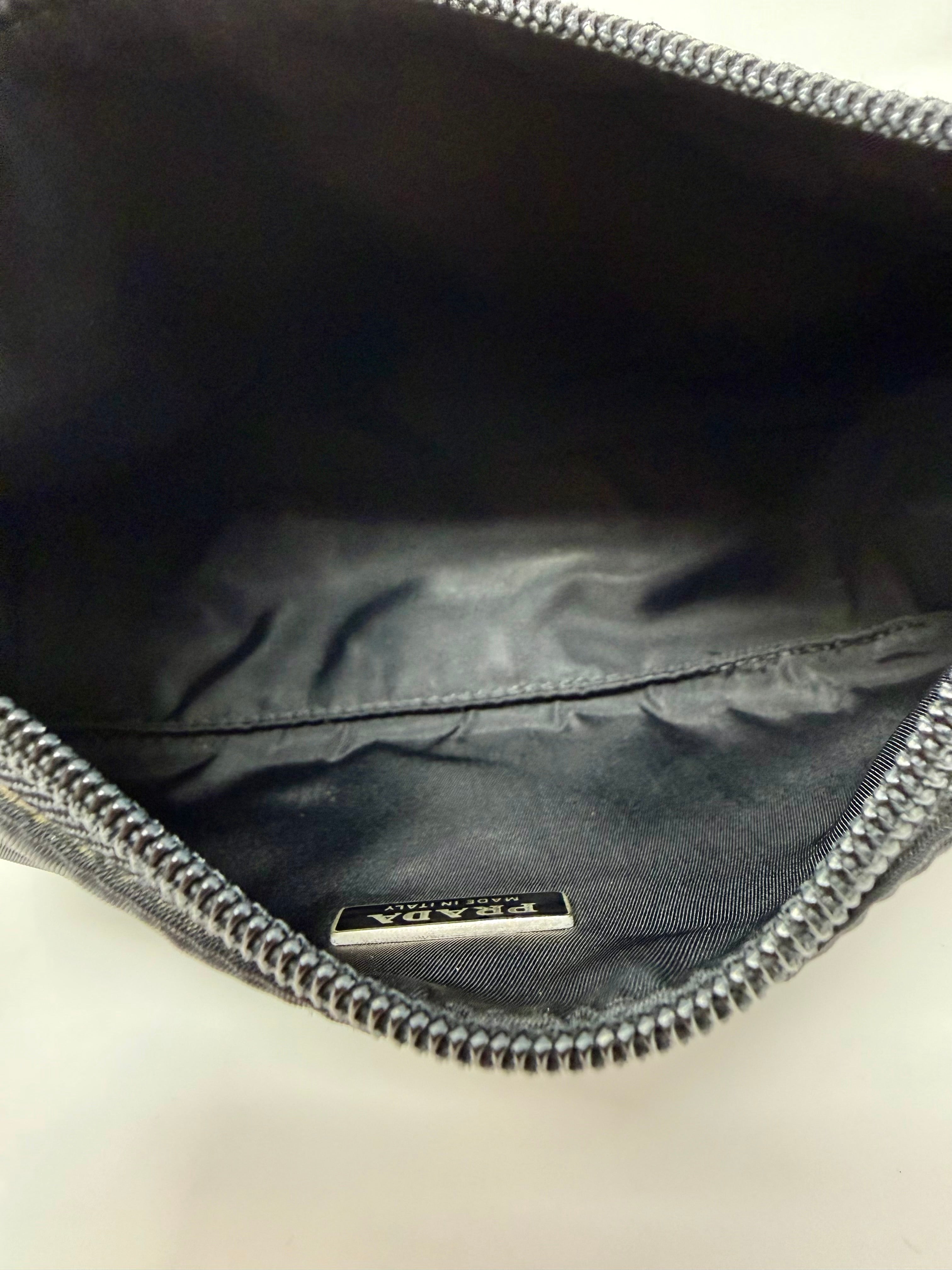 Prada Tessuto Nylon Sport Mini Shoulder Bag Black
