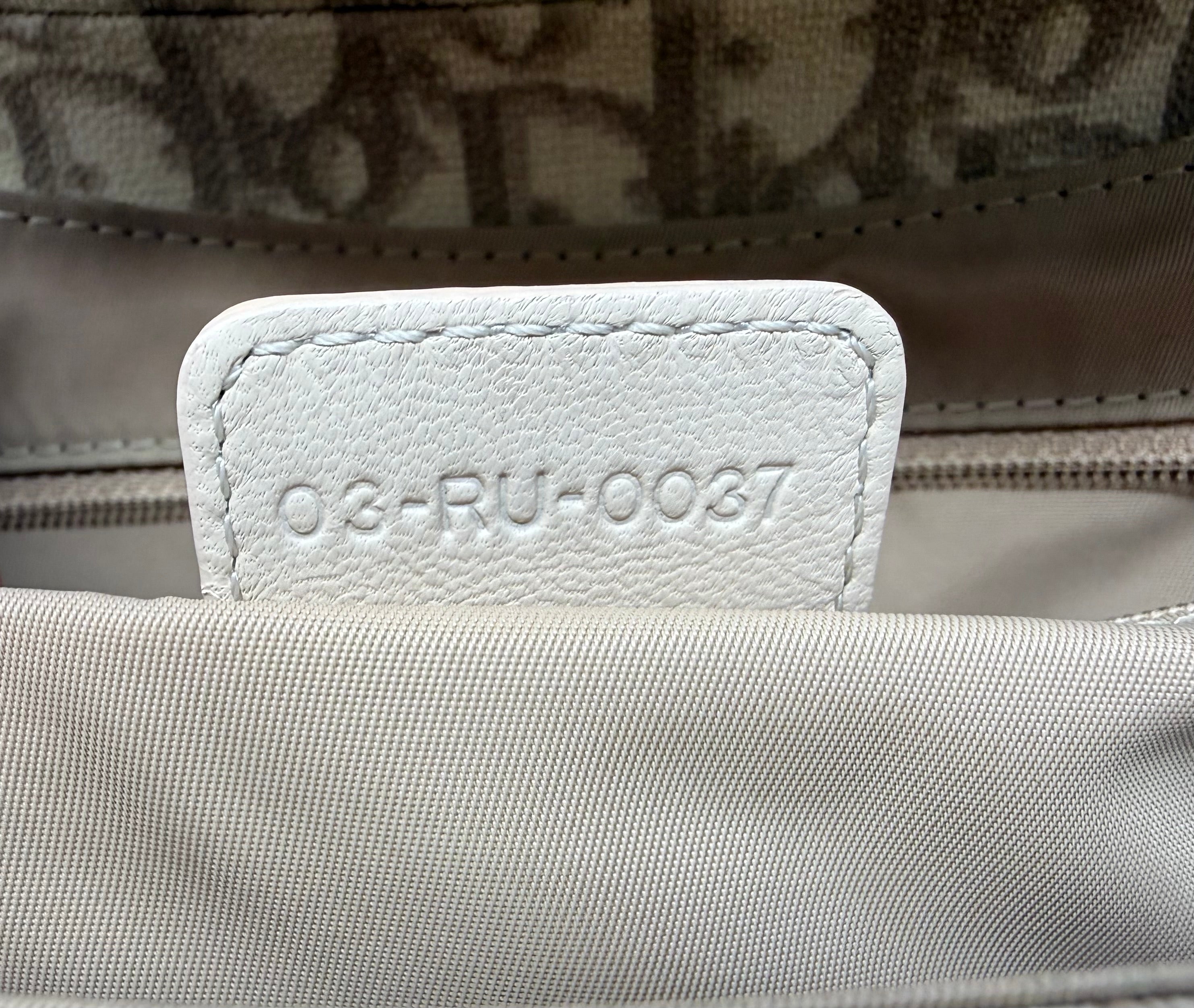 Christian Dior Romantique Trotter Small Shoulder Bag| Beige Canvas| Vintage 2003