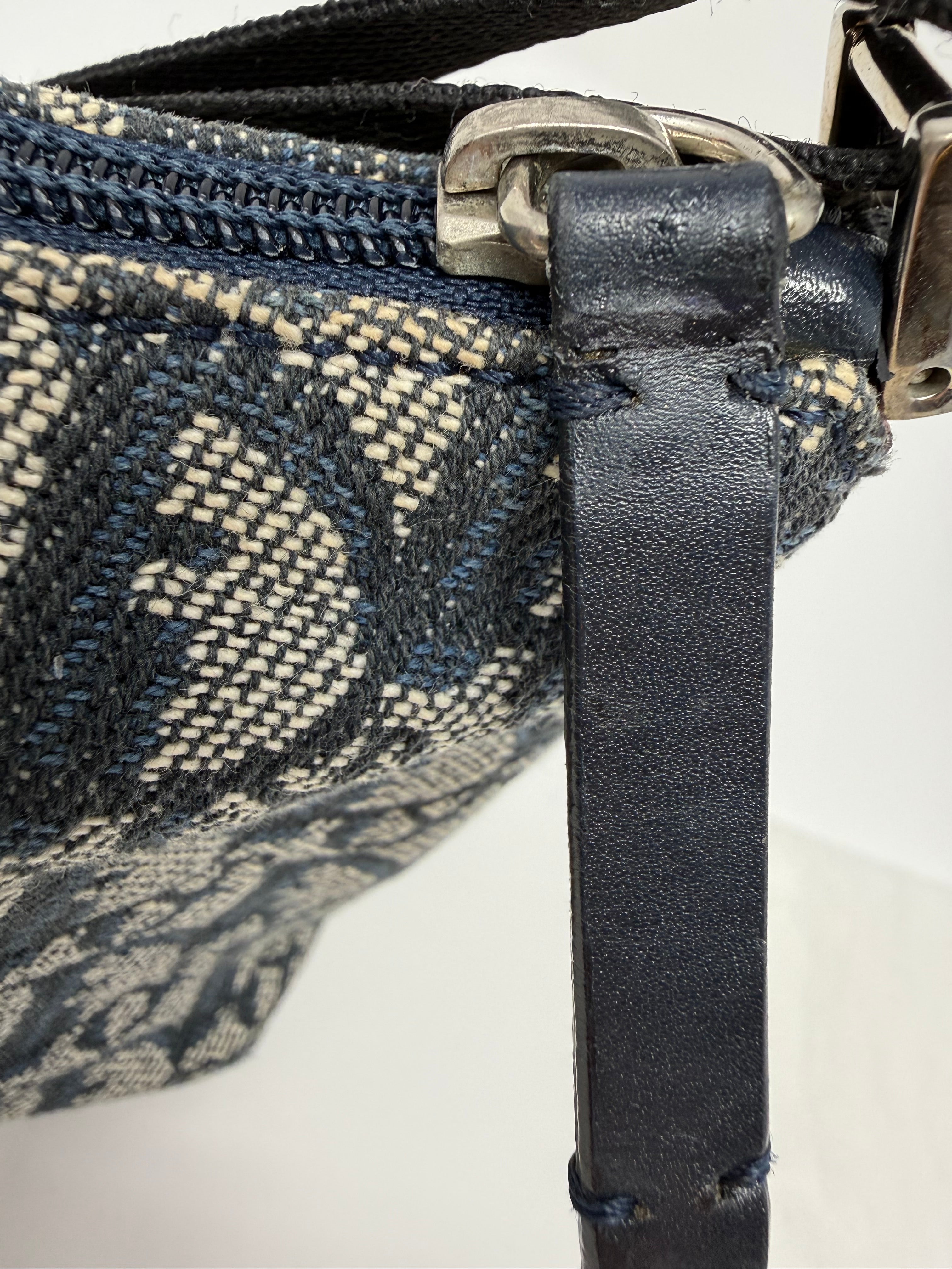 Christian Dior Vintage Diorissimo Trotter Pochette Shoulder Bag – Blue, 2002