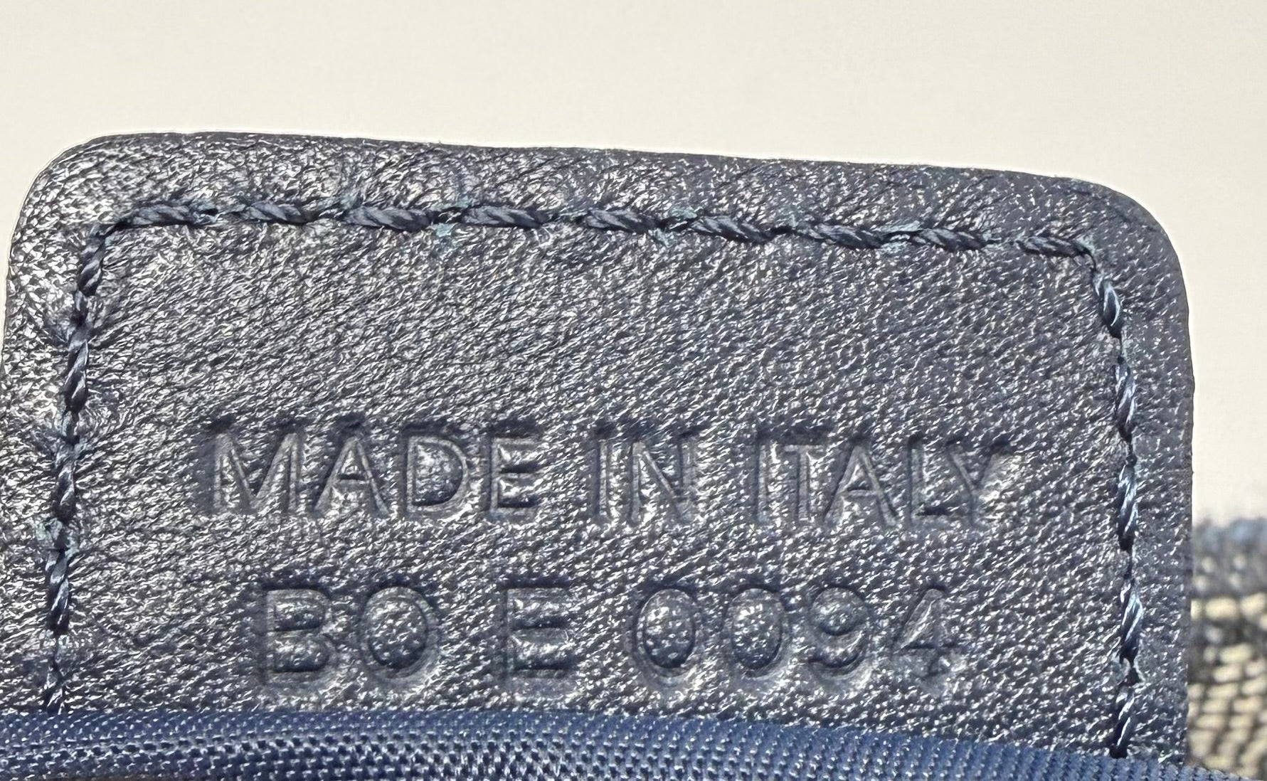 Christian Dior Diorissimo Charms Shoulder Boston Bag| Blue Trotter Canvas| Vintage 2004