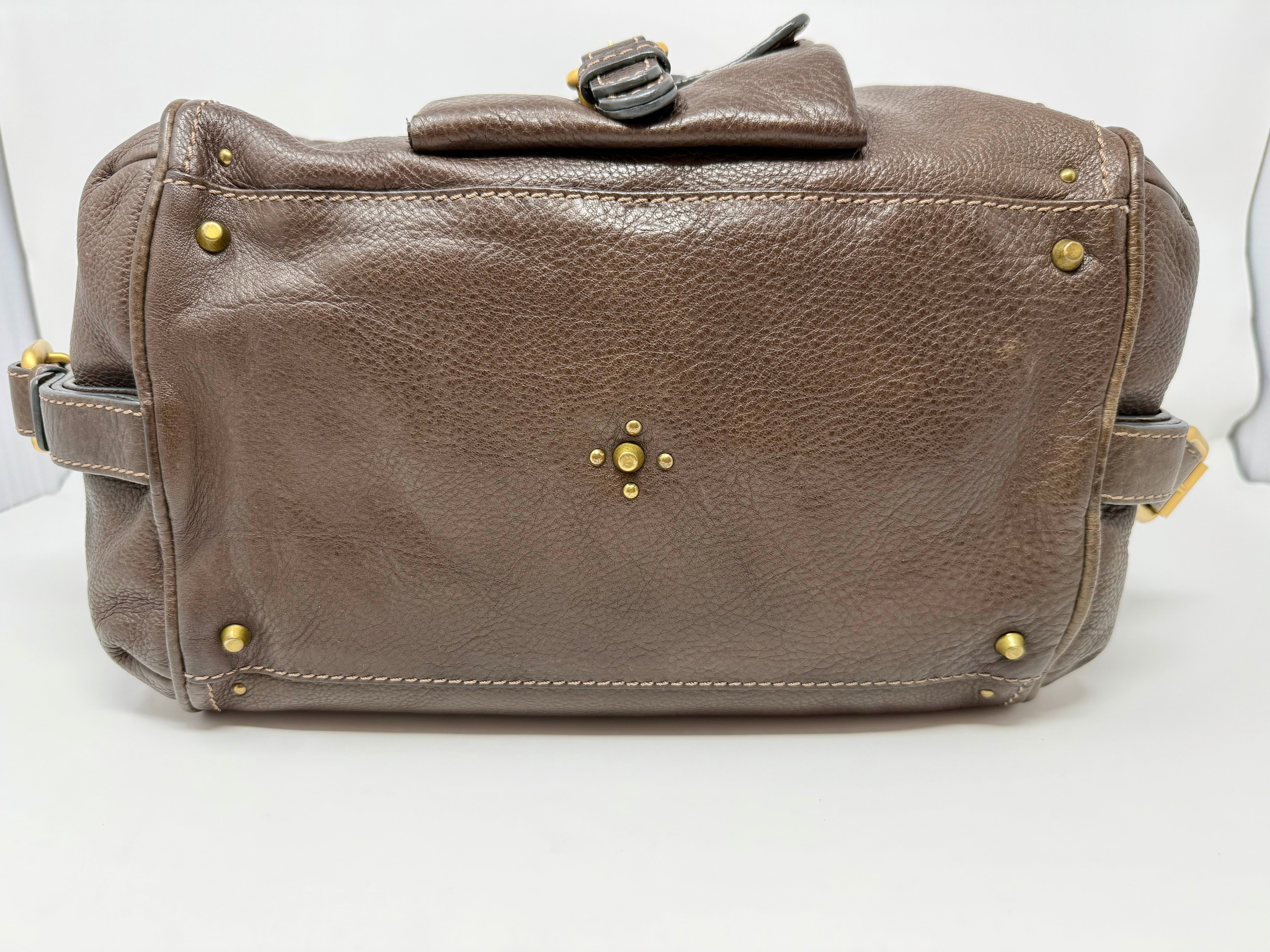 Vintage Chloé Paddington Front Pocket Satchel – Chocolate Brown Calfskin
