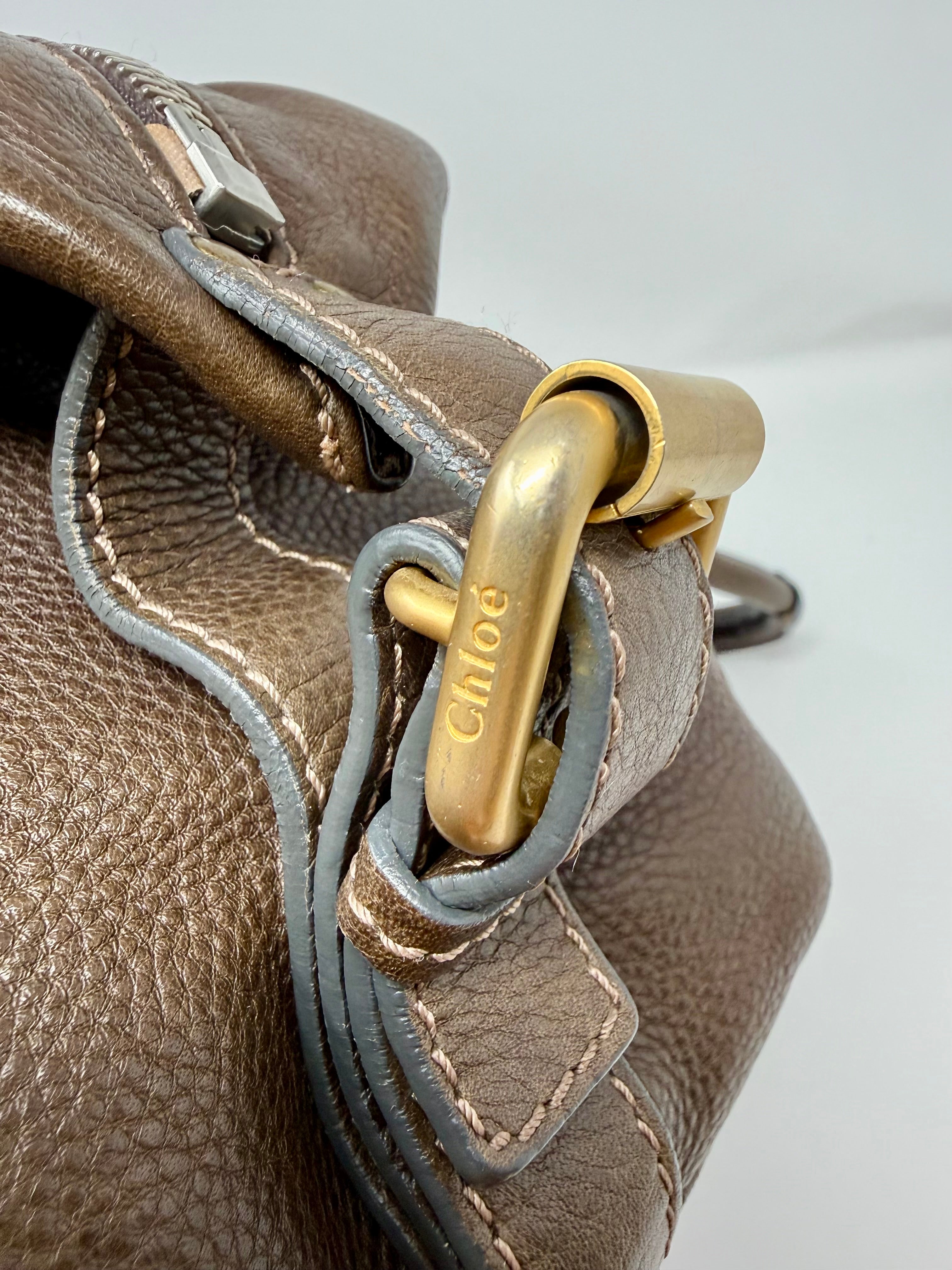 Vintage Chloé Paddington Front Pocket Satchel – Chocolate Brown Calfskin