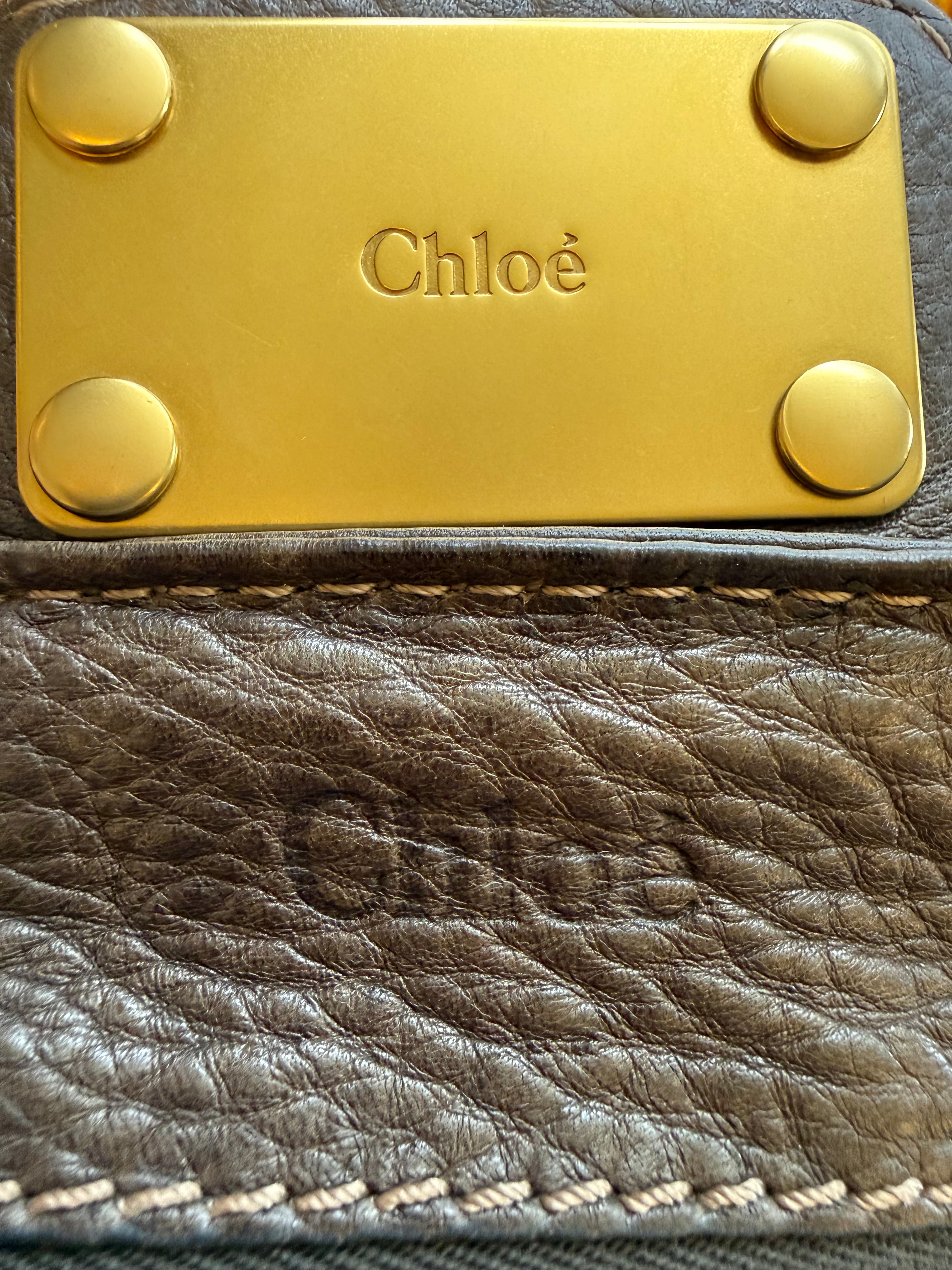 Vintage Chloé Paddington Front Pocket Satchel – Chocolate Brown Calfskin